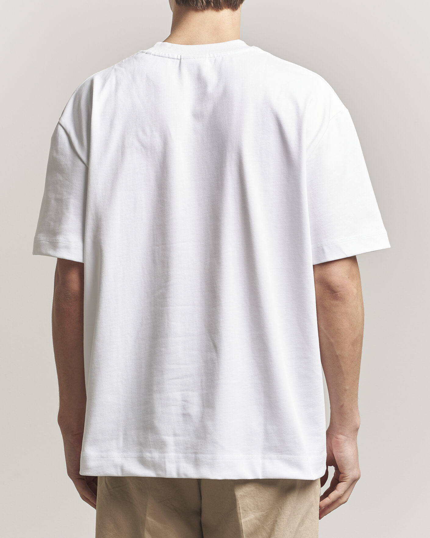 Mies | T-paidat | LES DEUX | Carl Heavyweight T-Shirt White