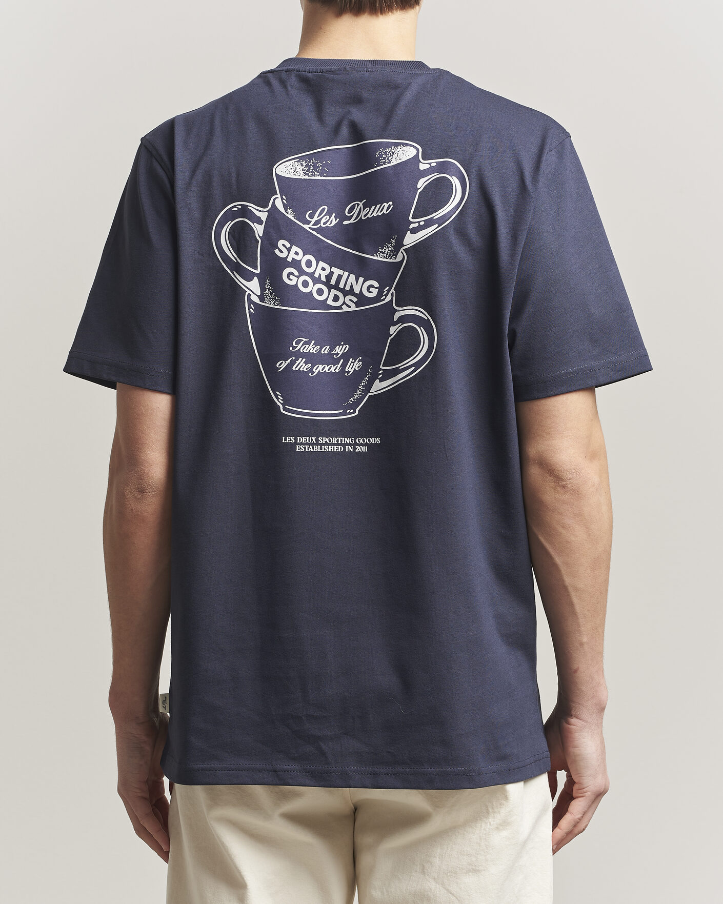 Mies | T-paidat | LES DEUX | Ben Artist T-Shirt Navy