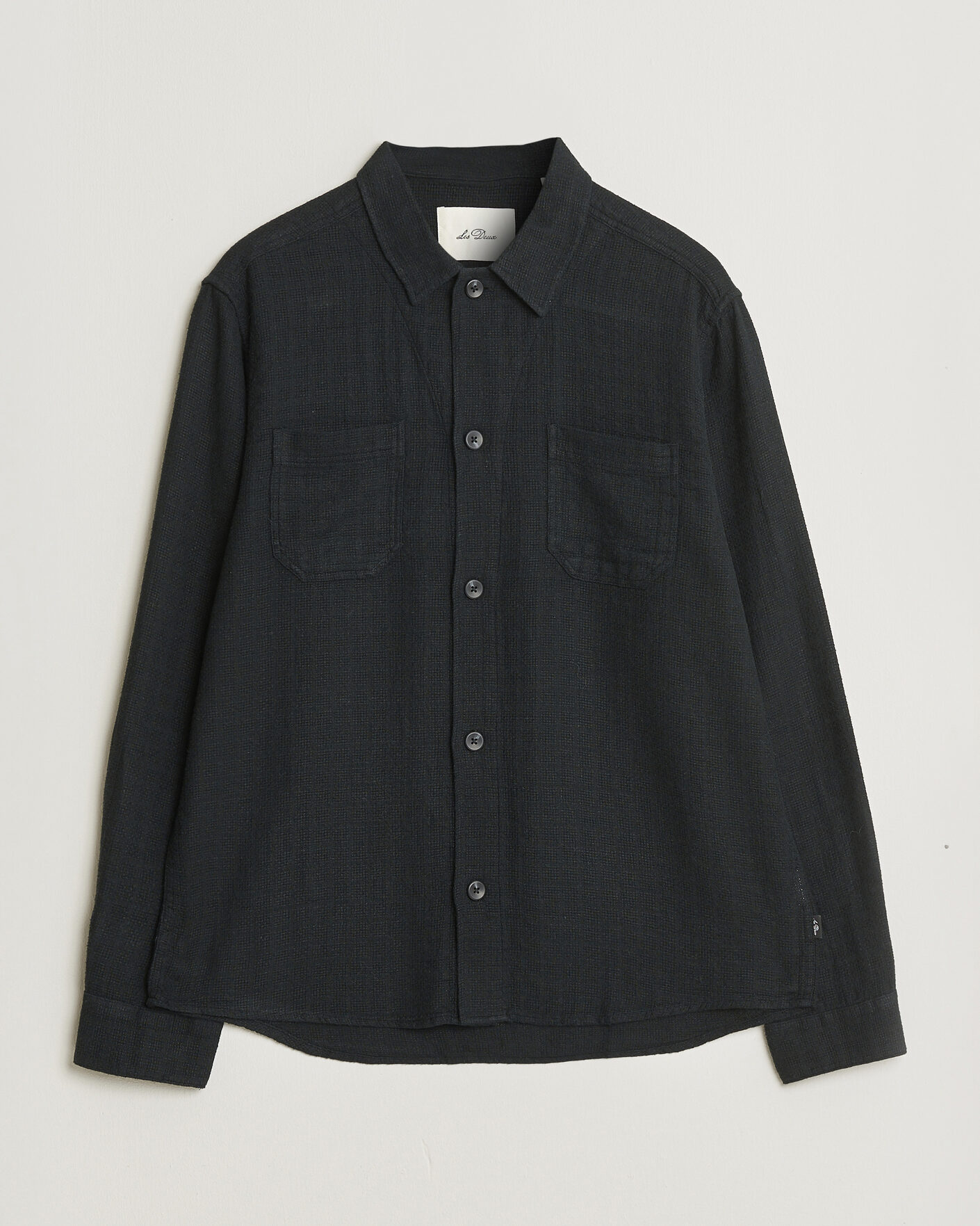 Mies | Kauluspaidat | LES DEUX | Hamilton Overshirt Black