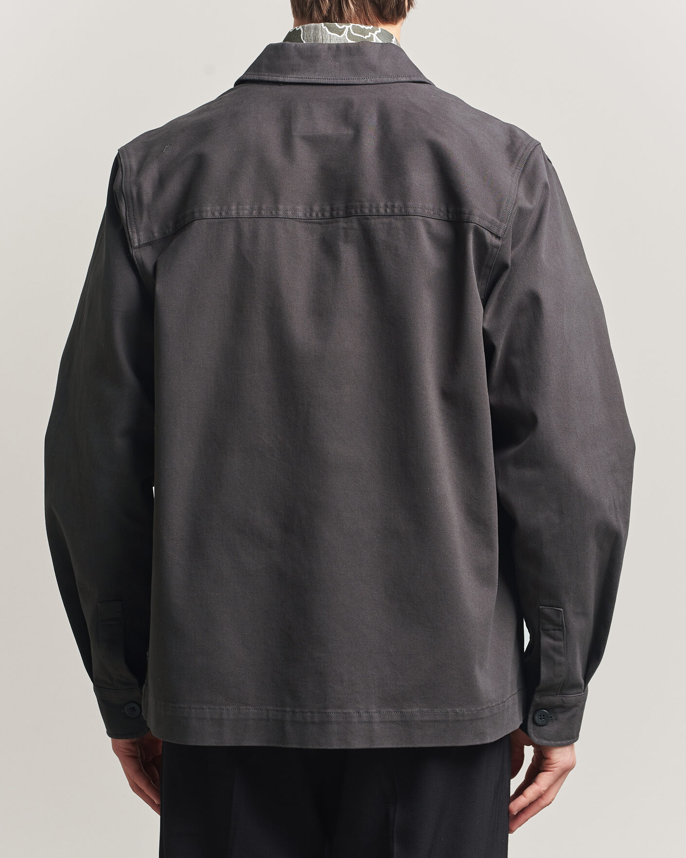 Mies | Kauluspaidat | LES DEUX | Layton Cotton Overshirt Black