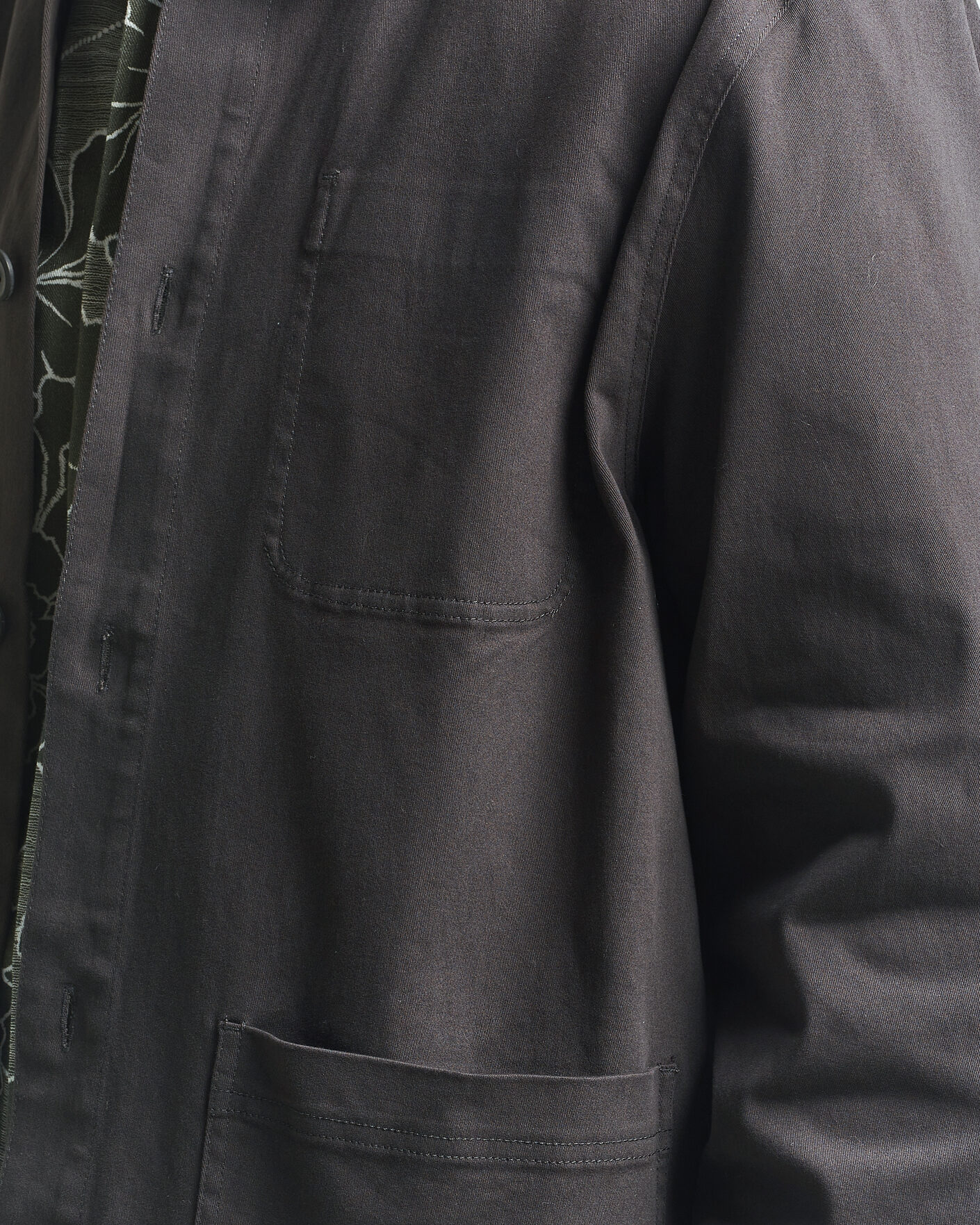 Mies | Kauluspaidat | LES DEUX | Layton Cotton Overshirt Black