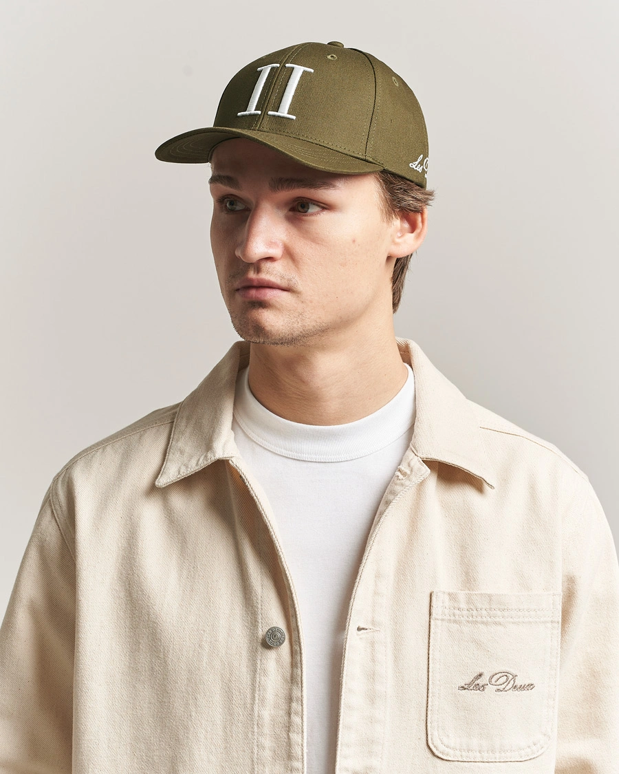 Mies | Päähineet | LES DEUX | Encore Organic Baseball Cap Olive Night