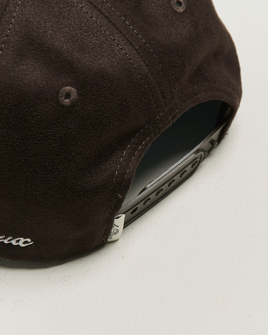 Mies | Päähineet | LES DEUX | Encore Suede Baseball Cap Coffee Brown