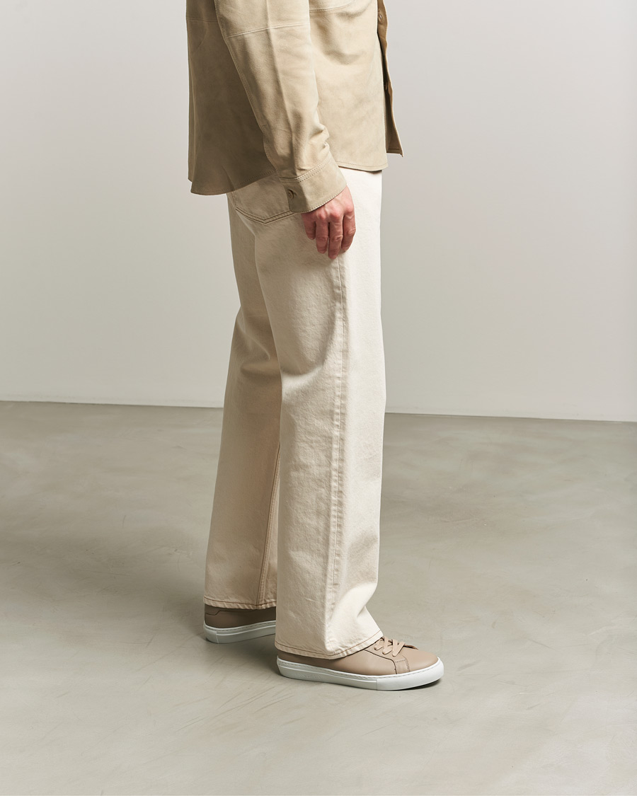 Mies | Tennarit | LES DEUX | Theodor Leather Sneakers Irish Cream Beige