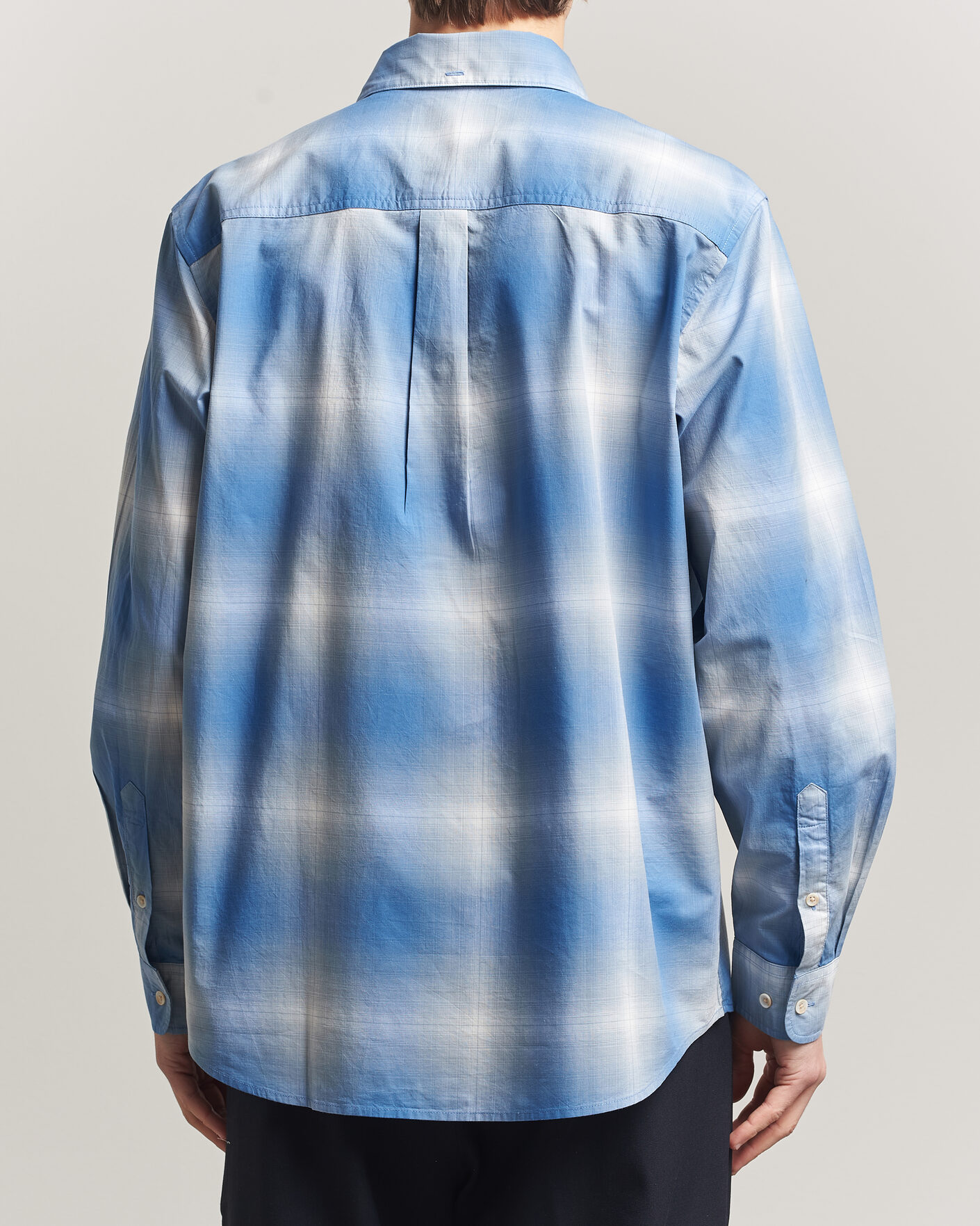 Mies | Kauluspaidat | LES DEUX | Kent Shadowcheck Shirt Palace Blue
