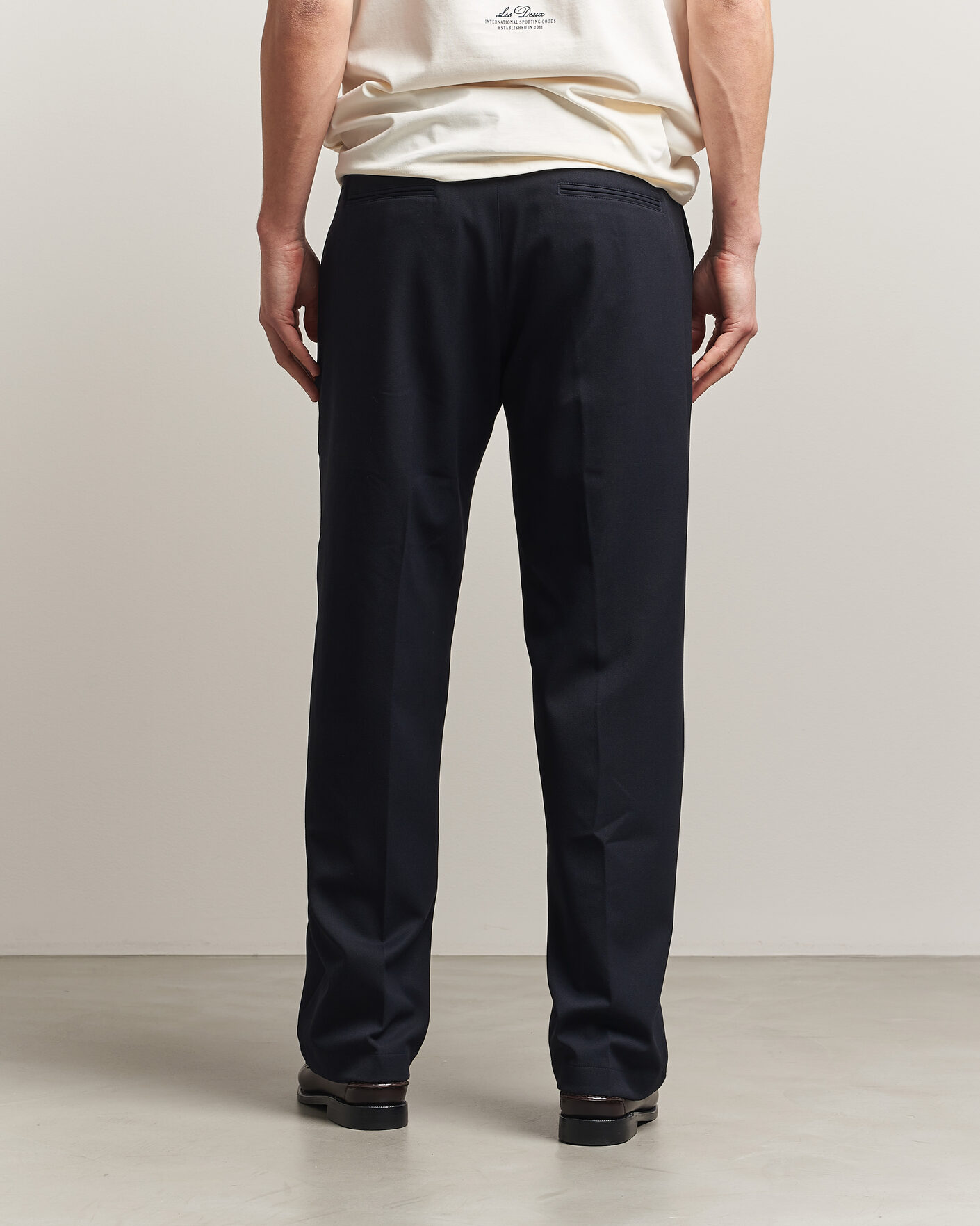 Mies | Housut | LES DEUX | Como Solid Slack Pants Dark Navy
