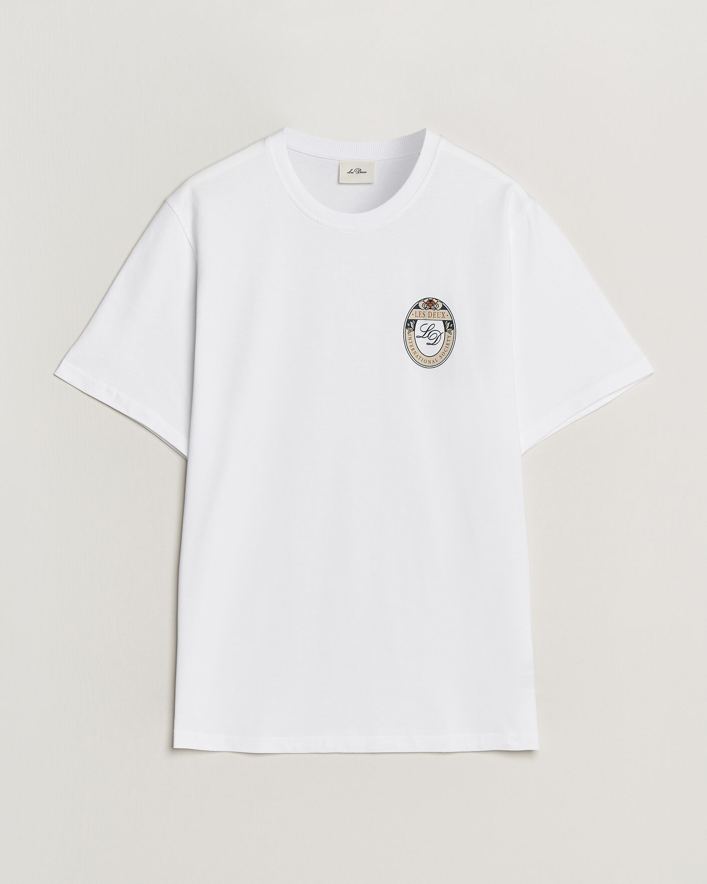 Mies | T-paidat | LES DEUX | Brday Emblem T-Shirt White
