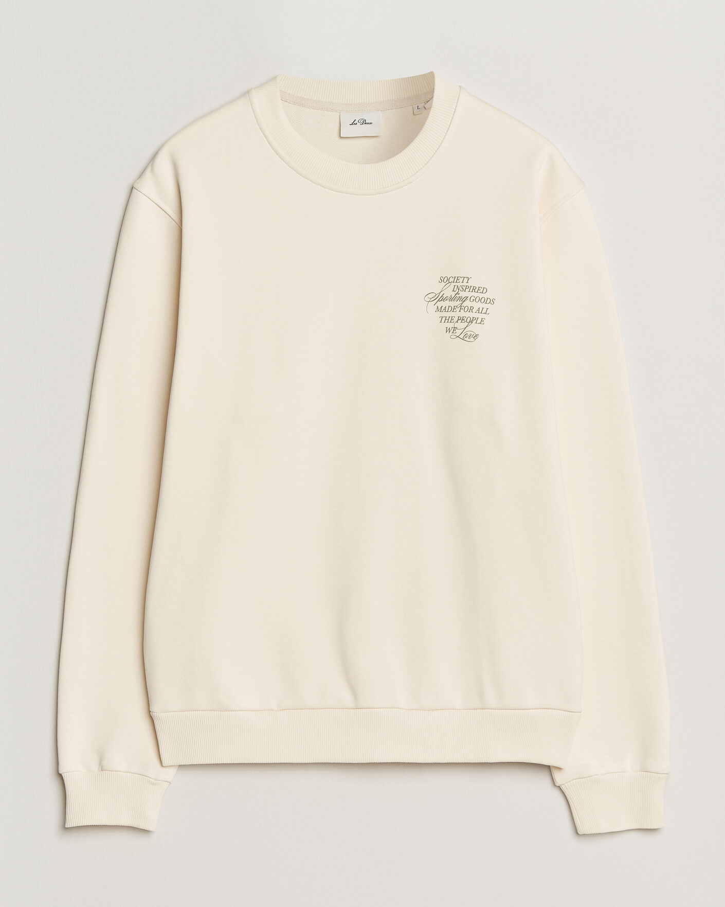 Mies | Puserot | LES DEUX | Ben Faience Sweatshirt Eggnog White
