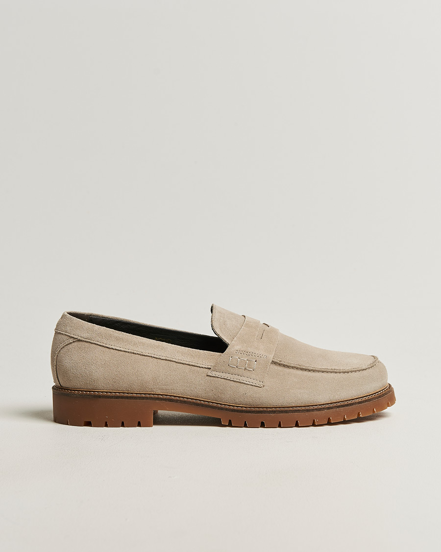 Mies | Loaferit | LES DEUX | Taylor Suede Loafers Light Sand