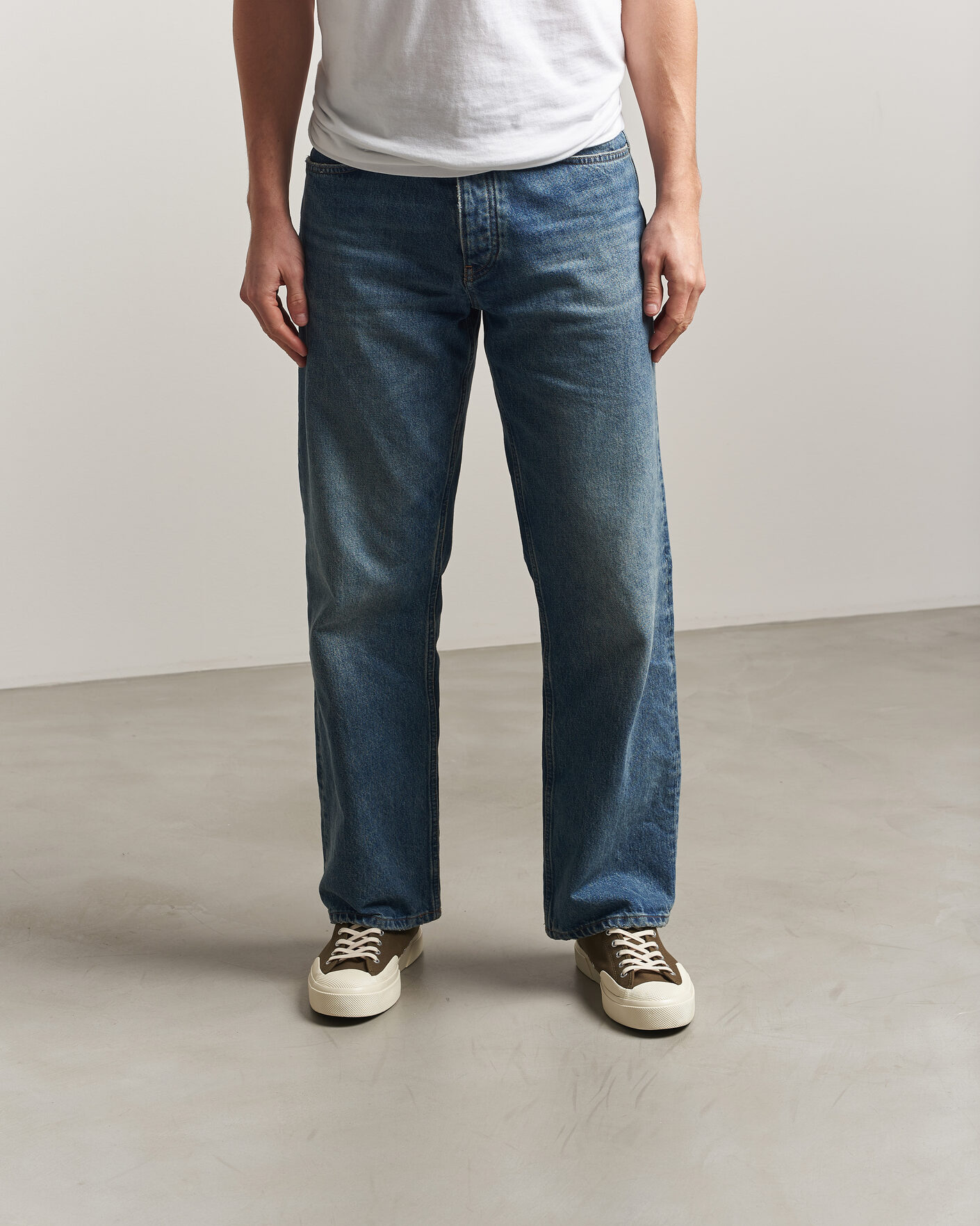 Mies | Tennarit | Superga | 2432 Works Low Cut Canvas Green