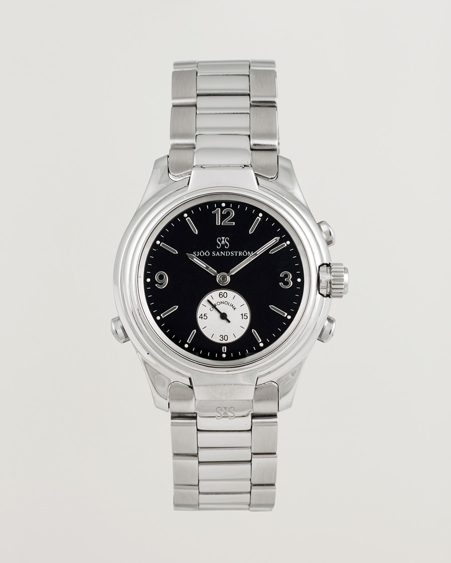 Mies | Sjöö Sandström Pre-Owned Chronolink worldtimer | Sjöö Sandström Pre-Owned | Chronolink worldtimer