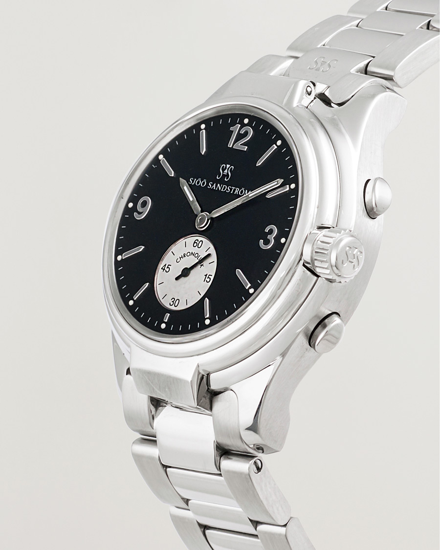 Mies | Sjöö Sandström Pre-Owned Chronolink worldtimer | Sjöö Sandström Pre-Owned | Chronolink worldtimer