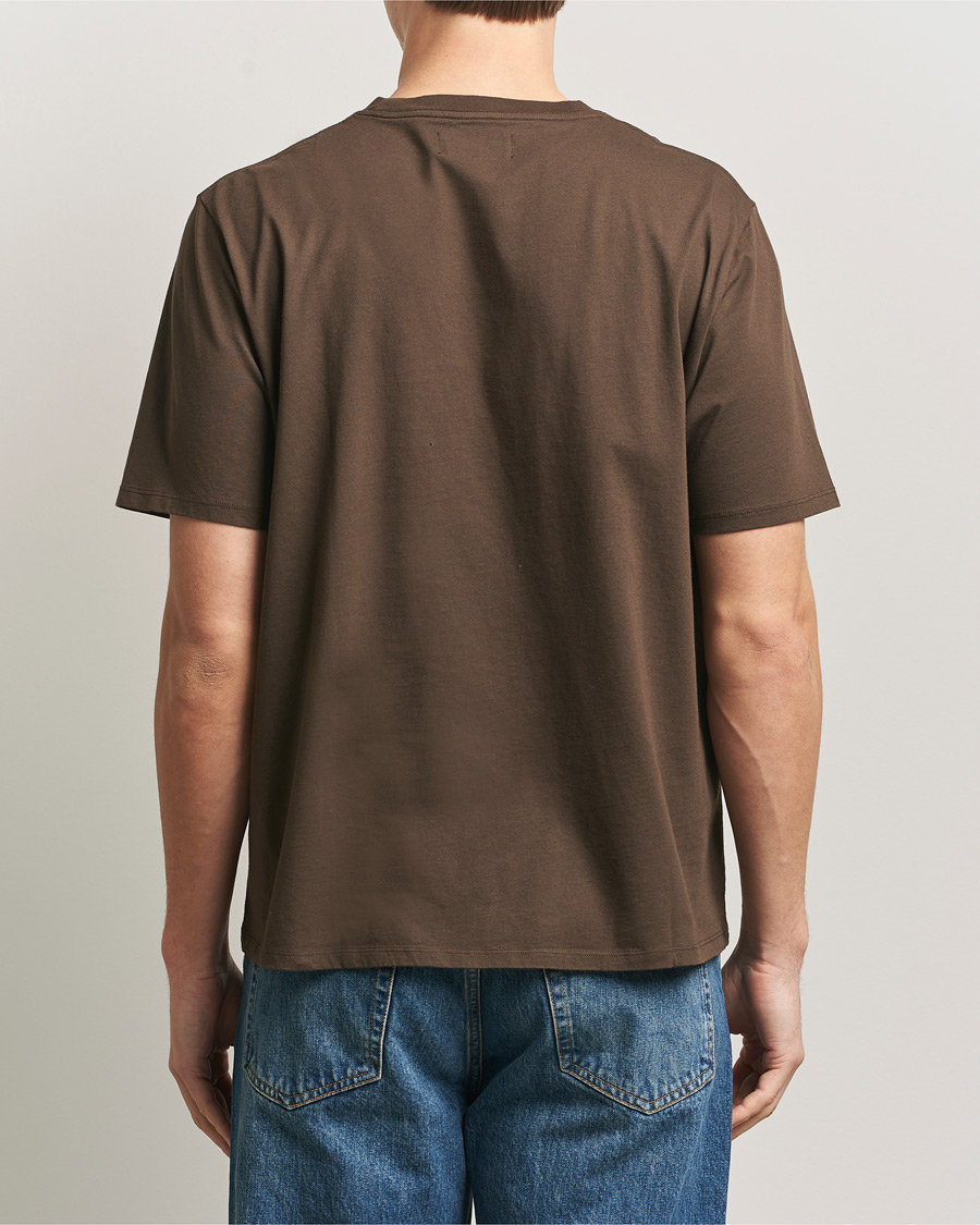 Mies | T-paidat | Jeanerica | Delon Crew Neck T-Shirt Brown