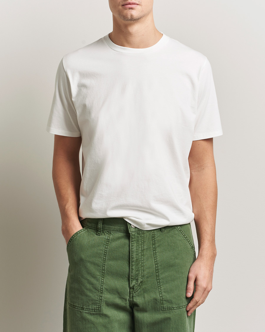 Mies | T-paidat | Jeanerica | Delon Crew Neck T-Shirt Natural White