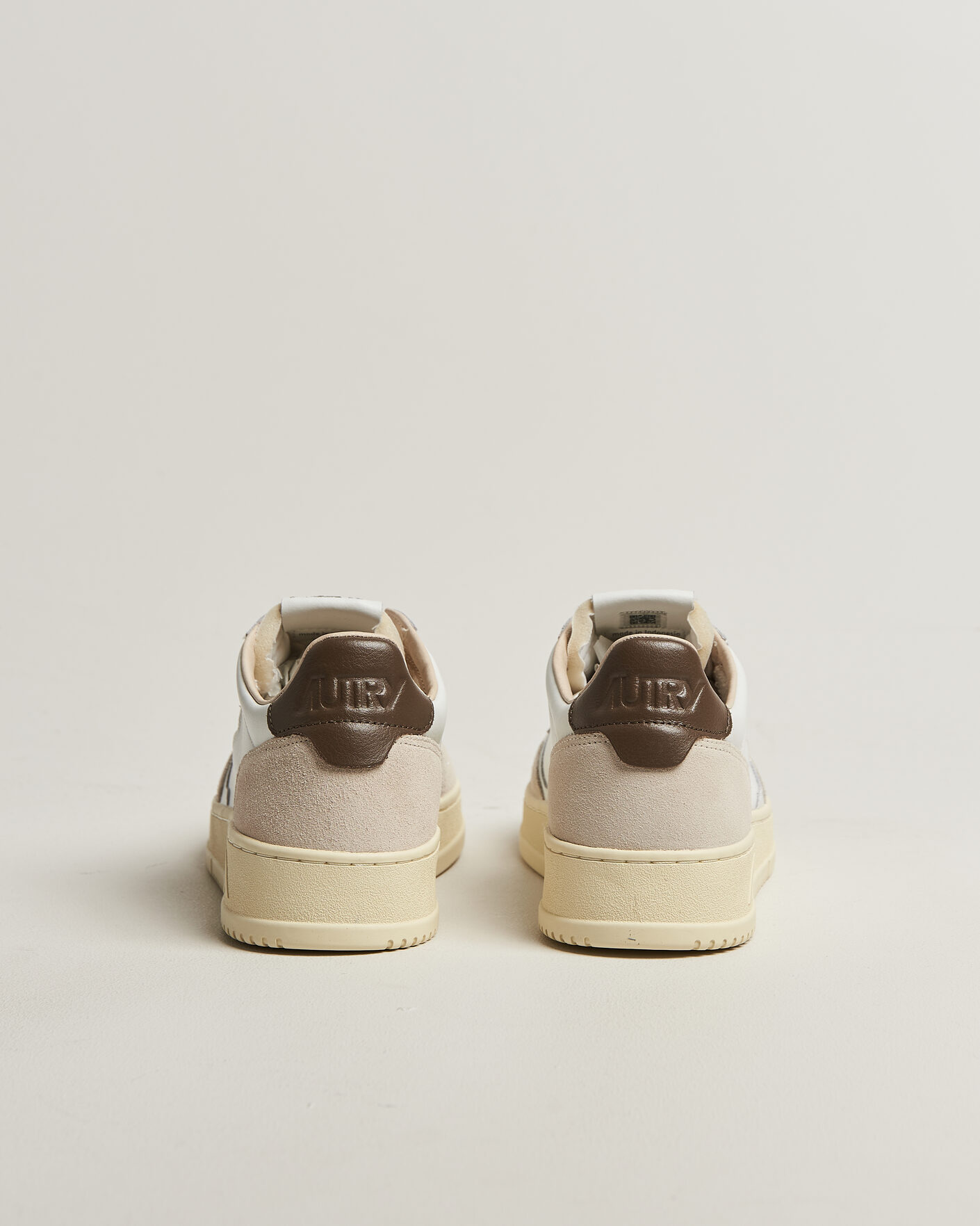 Mies | Tennarit | Autry | Medalist Low Leather/Suede Sneaker White/Teak