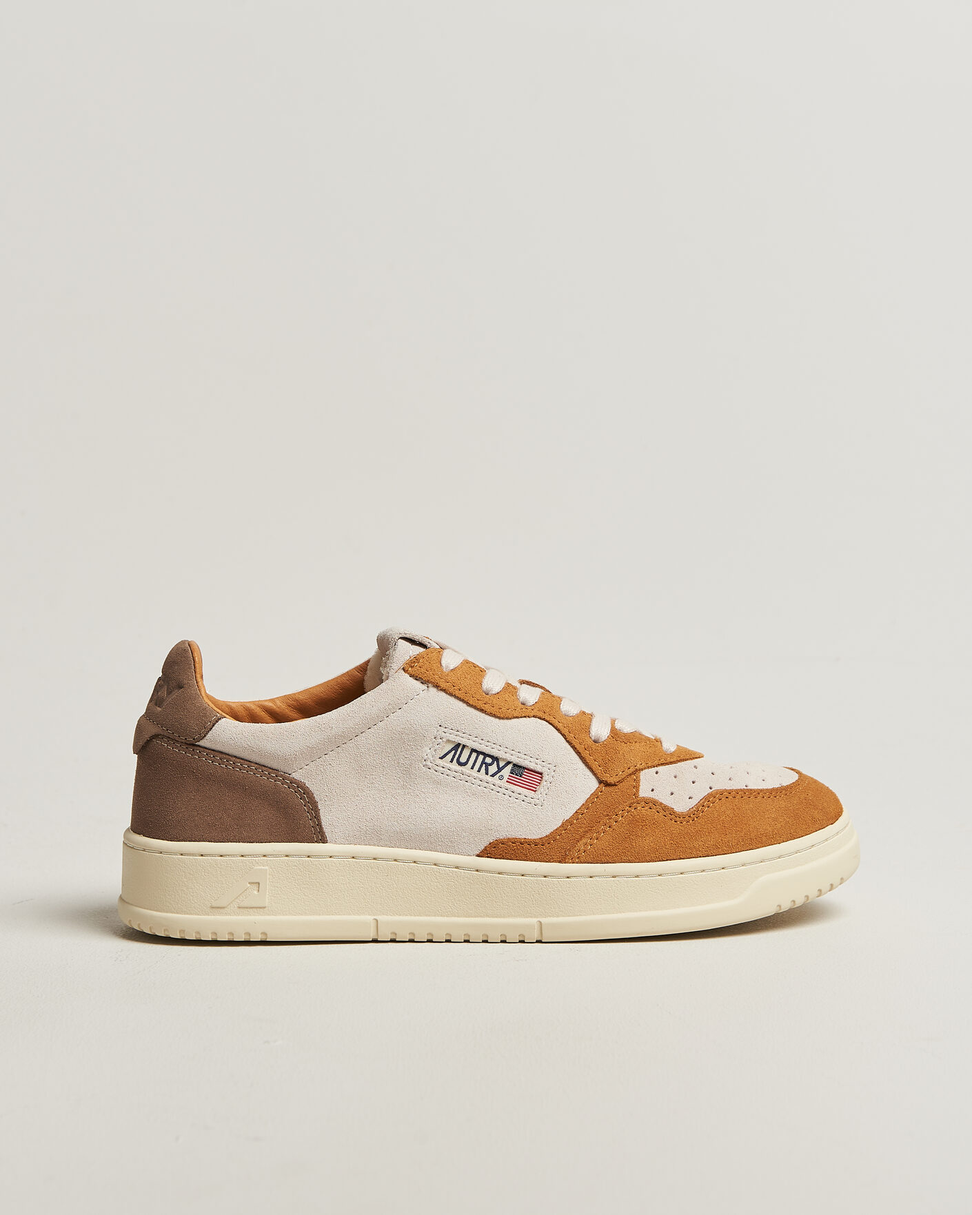 Mies | Tennarit | Autry | Medalist Low Suede Mix Sneaker Antilop/White/Brown