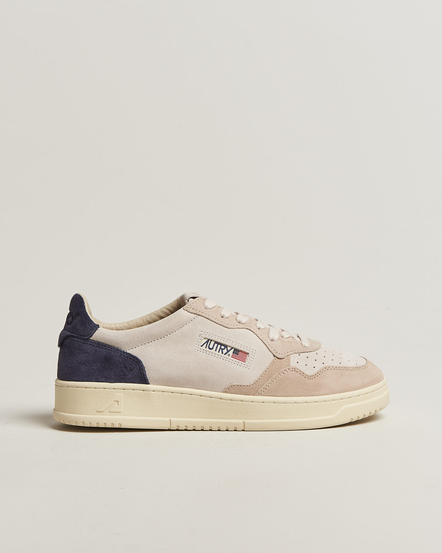 Mies | Tennarit | Autry | Medalist Low Suede Mix Sneaker Blue/White/Sand