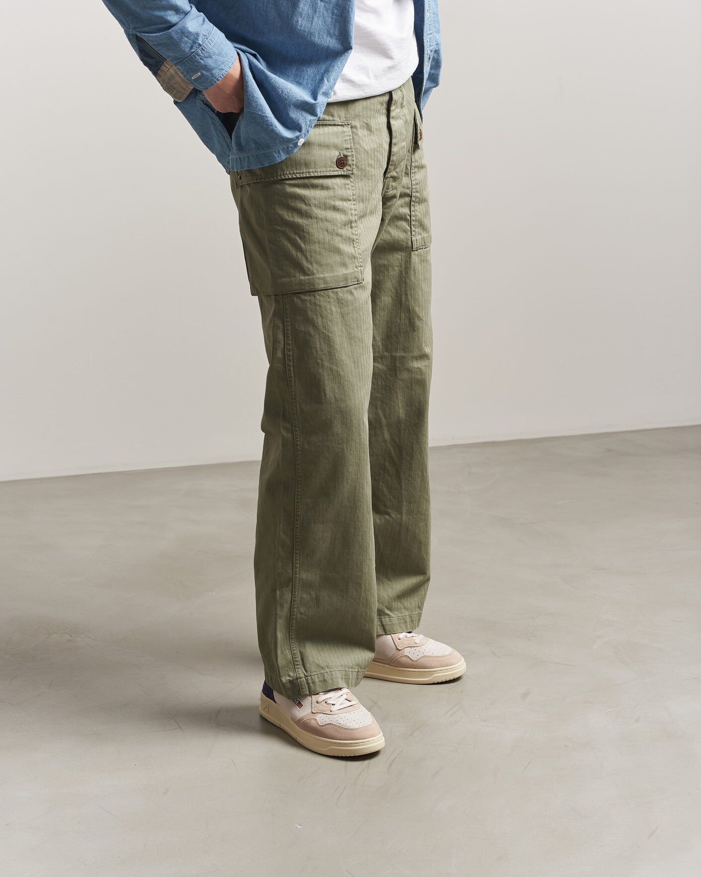 Mies | Tennarit | Autry | Medalist Low Suede Mix Sneaker Blue/White/Sand