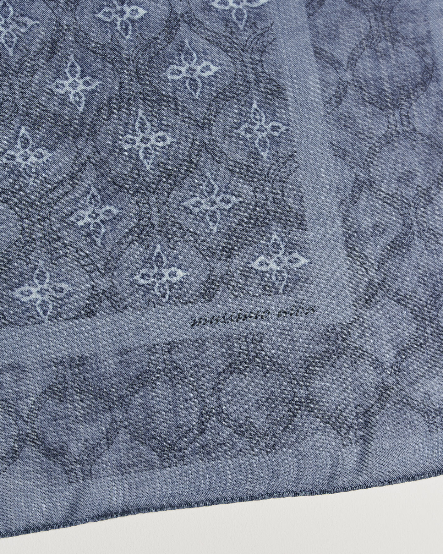 Mies | Huivit | Massimo Alba | Cashmere/Silk Bandana Navy