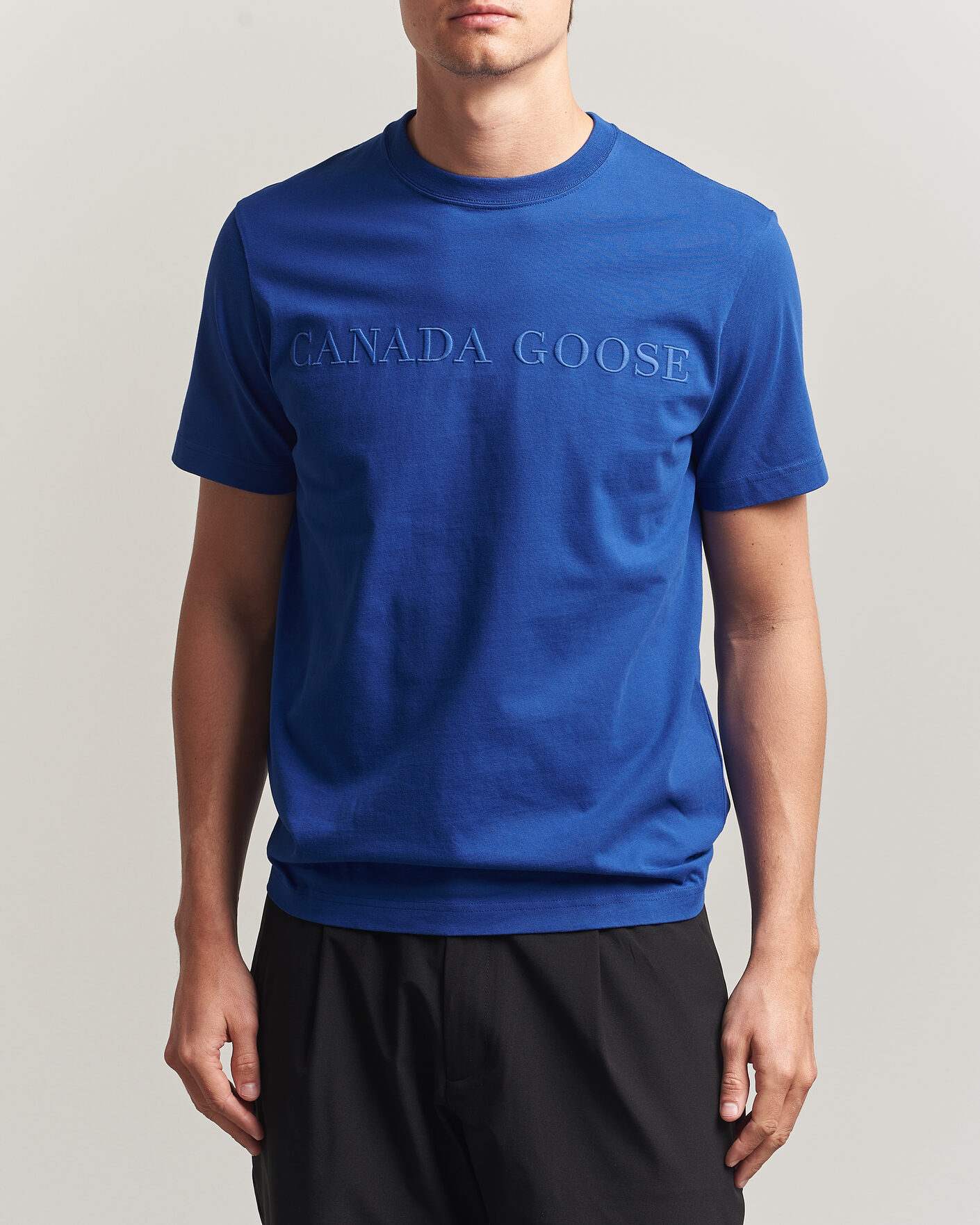Mies | T-paidat | Canada Goose | Vantage Wordmark T-Shirt Azurite Blue
