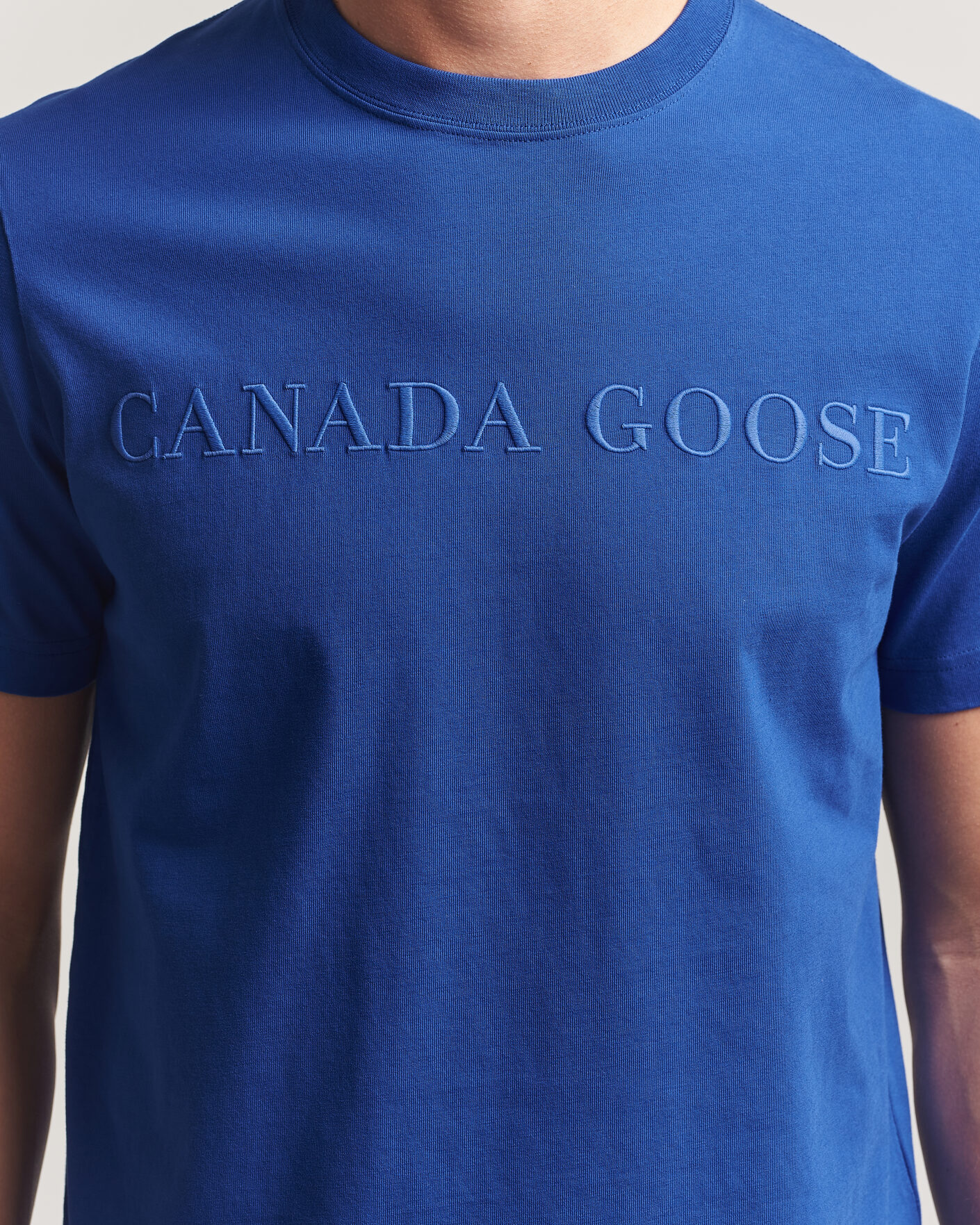 Mies | T-paidat | Canada Goose | Vantage Wordmark T-Shirt Azurite Blue