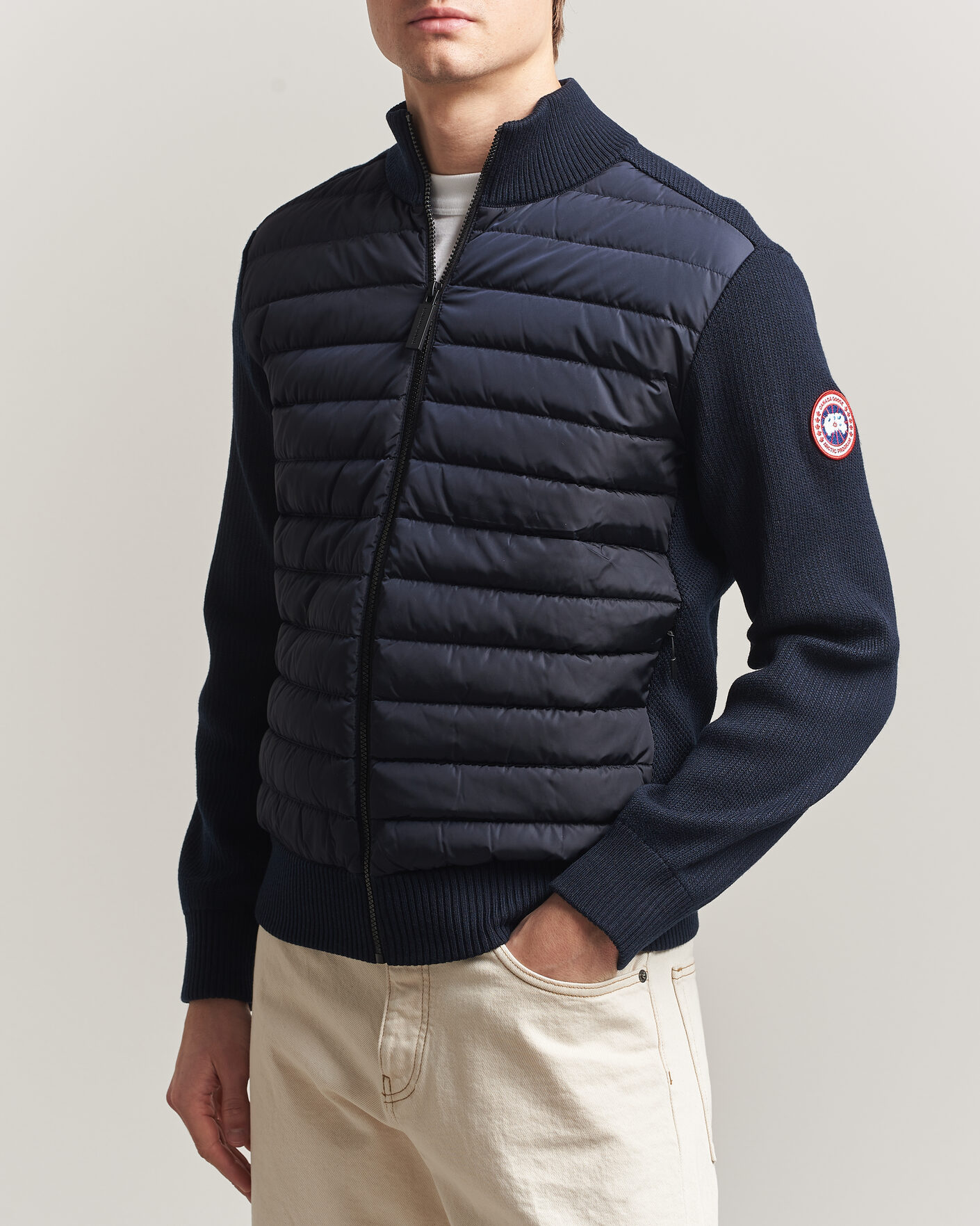 Mies | Takit | Canada Goose | Hybridge Knit Jacket Nocturne
