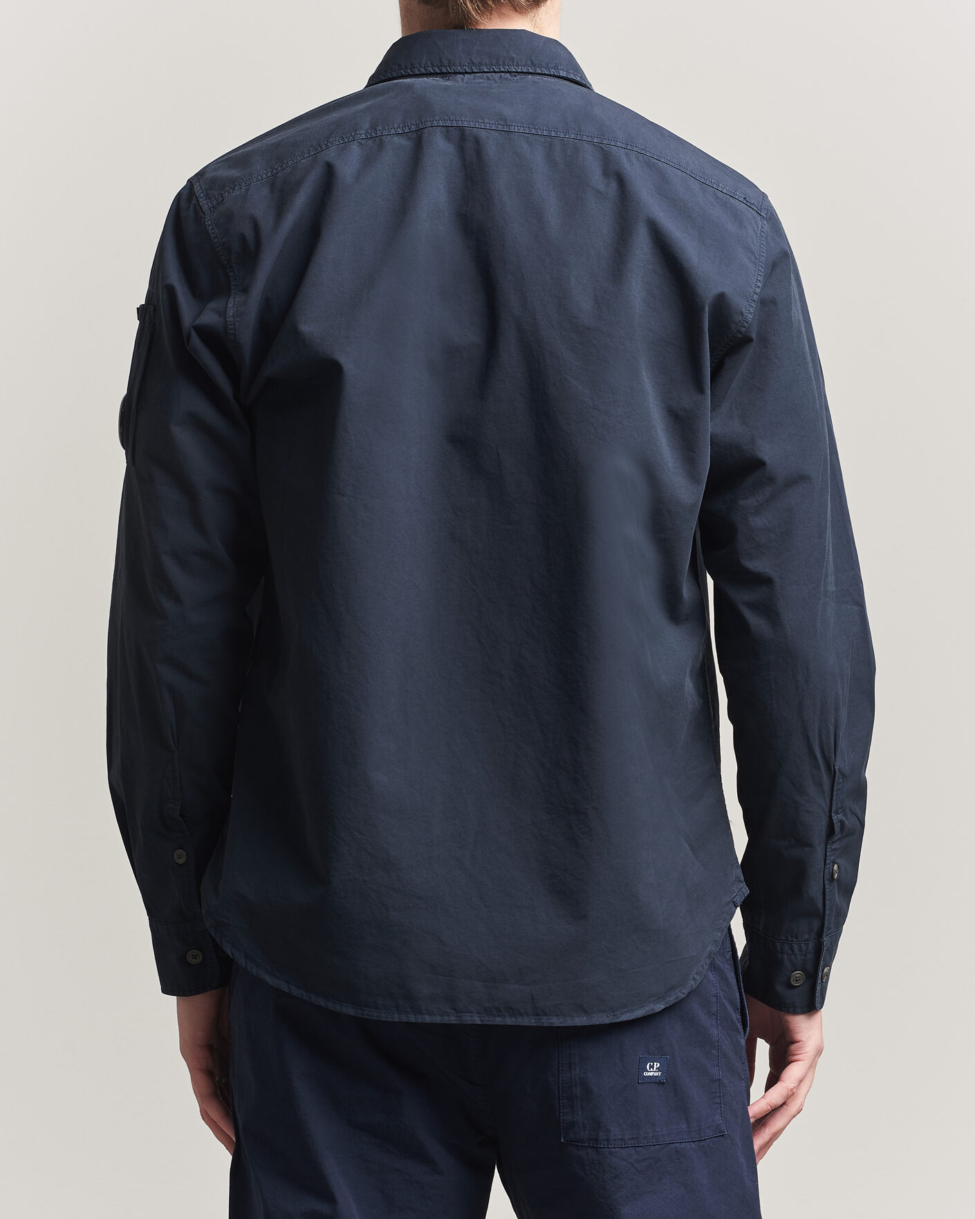 Mies | Kauluspaidat | C.P. Company | Organic Gabardine Pocket Shirt Navy