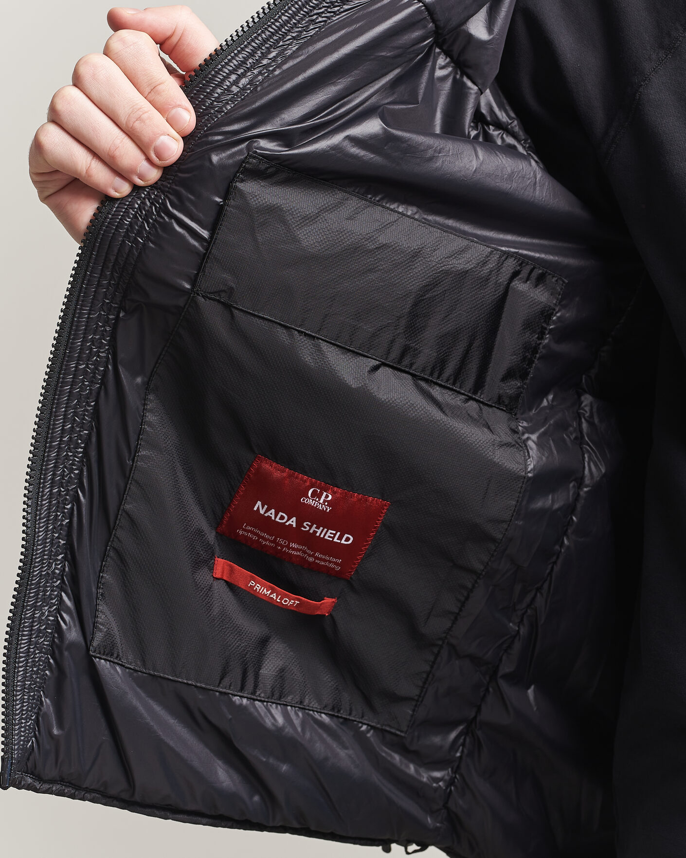 Mies | Takit | C.P. Company | Nada Shield Primaloft Padded Hood Jacket Black