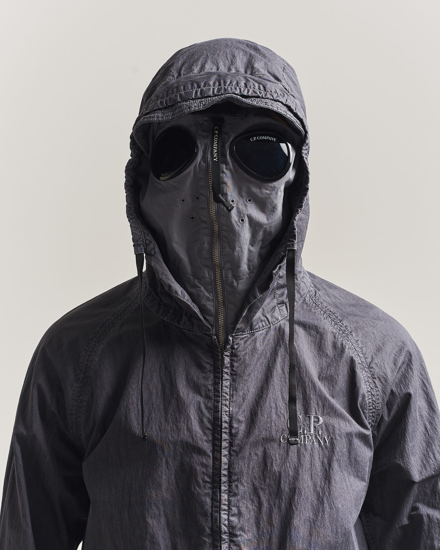 Mies | Takit | C.P. Company | 50 Fili Wax Hood Jacket Black