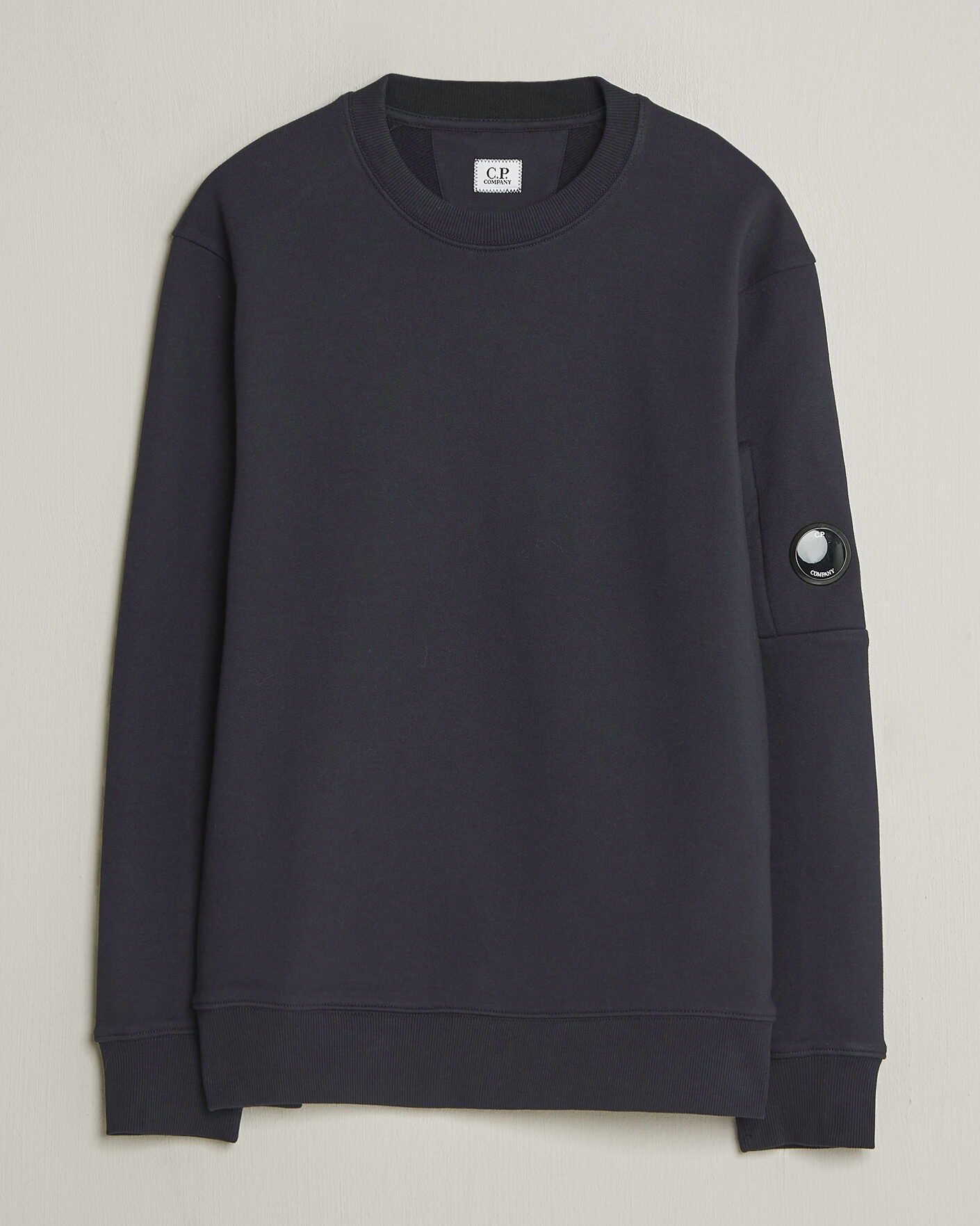 Mies | Puserot | C.P. Company | Diagonal Raised Fleece Lens Sweatshirt Navy