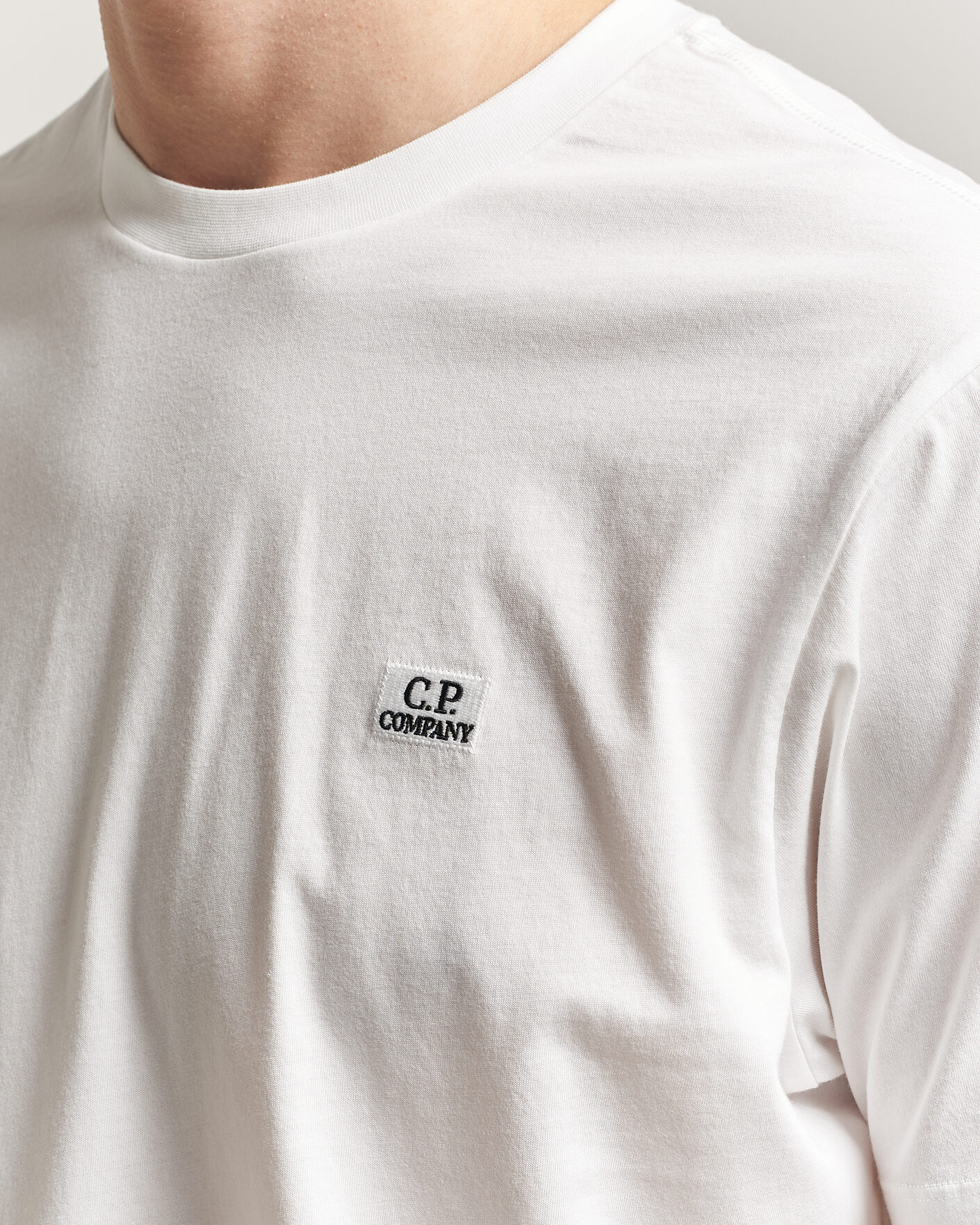 Mies | T-paidat | C.P. Company | Short Sleeve Small Logo T-Shirt White