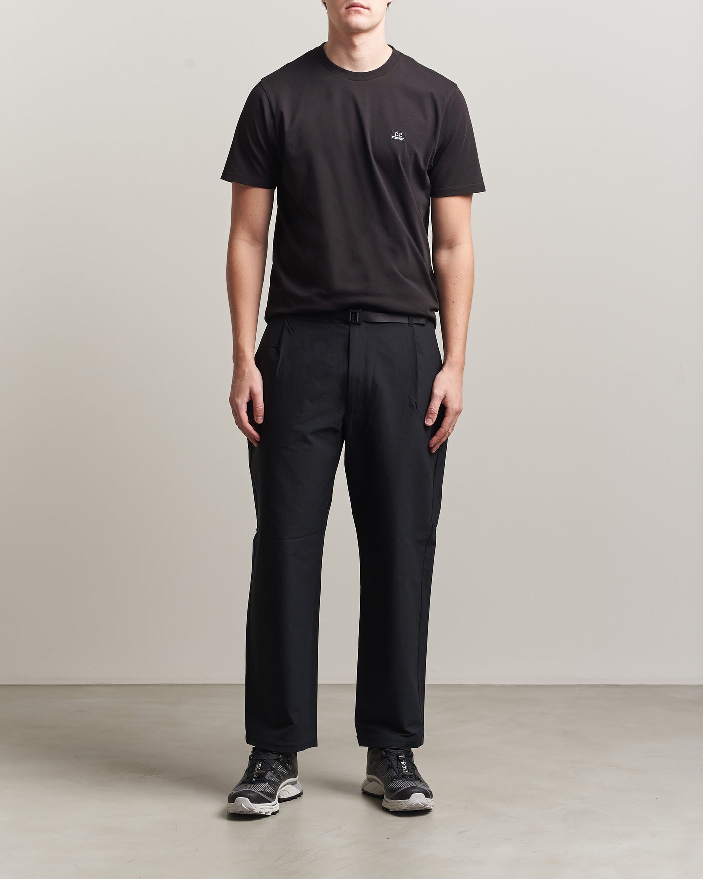 Mies | T-paidat | C.P. Company | Short Sleeve Small Logo T-Shirt Black