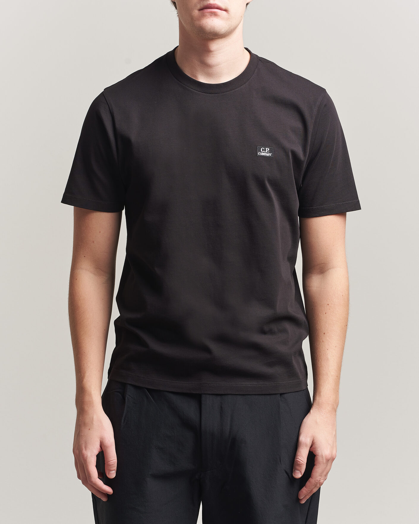 Mies | T-paidat | C.P. Company | Short Sleeve Small Logo T-Shirt Black