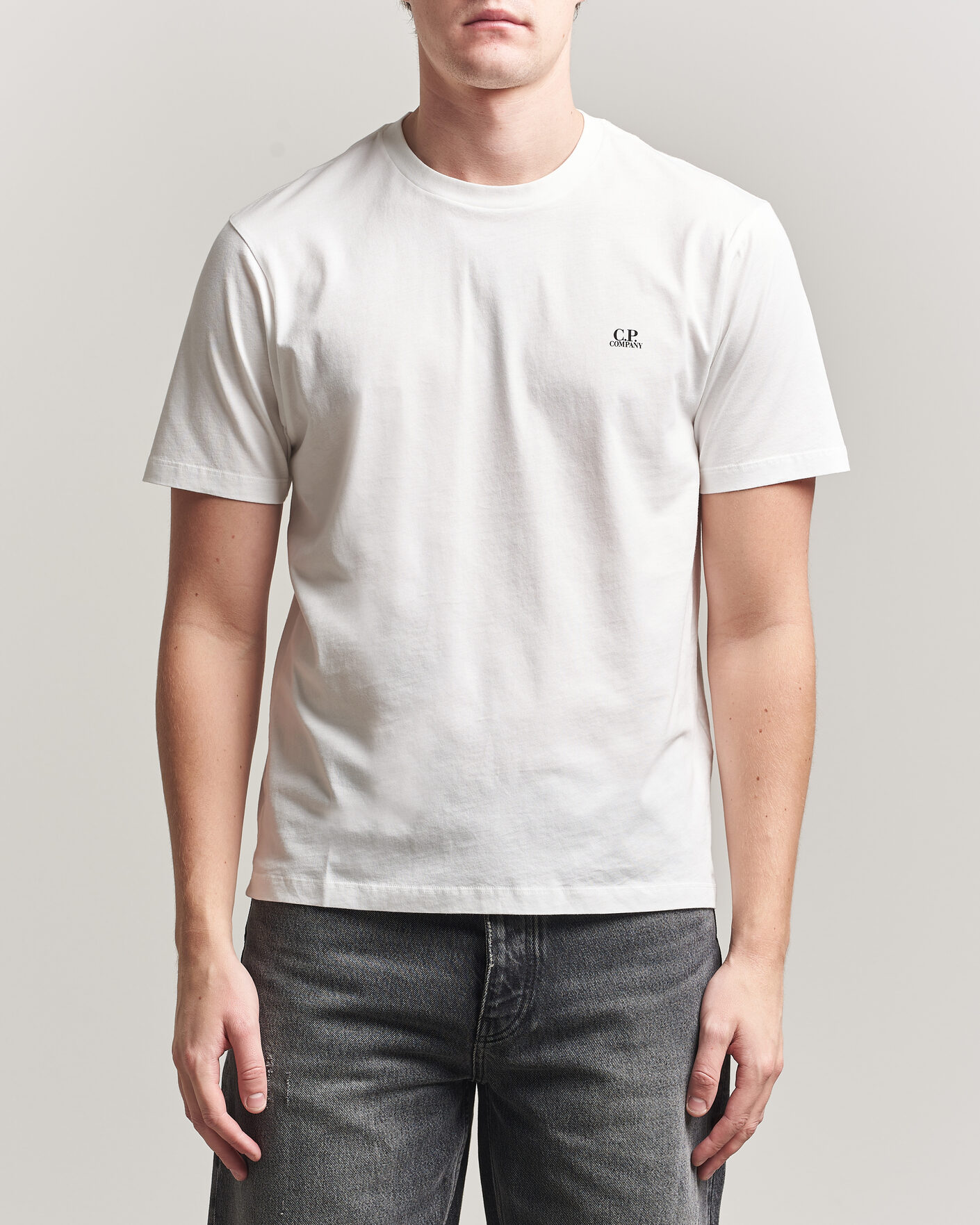 Mies | T-paidat | C.P. Company | Short Sleeve Back Print T-Shirt White