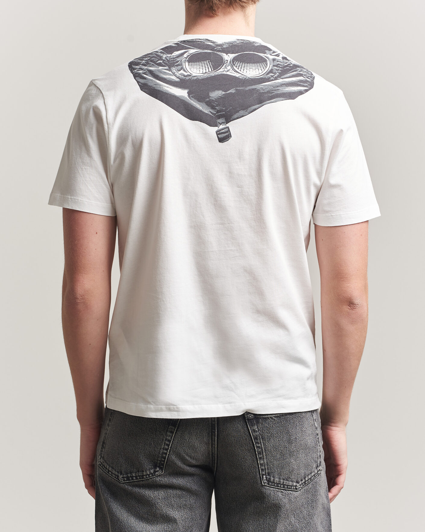 Mies | T-paidat | C.P. Company | Short Sleeve Back Print T-Shirt White