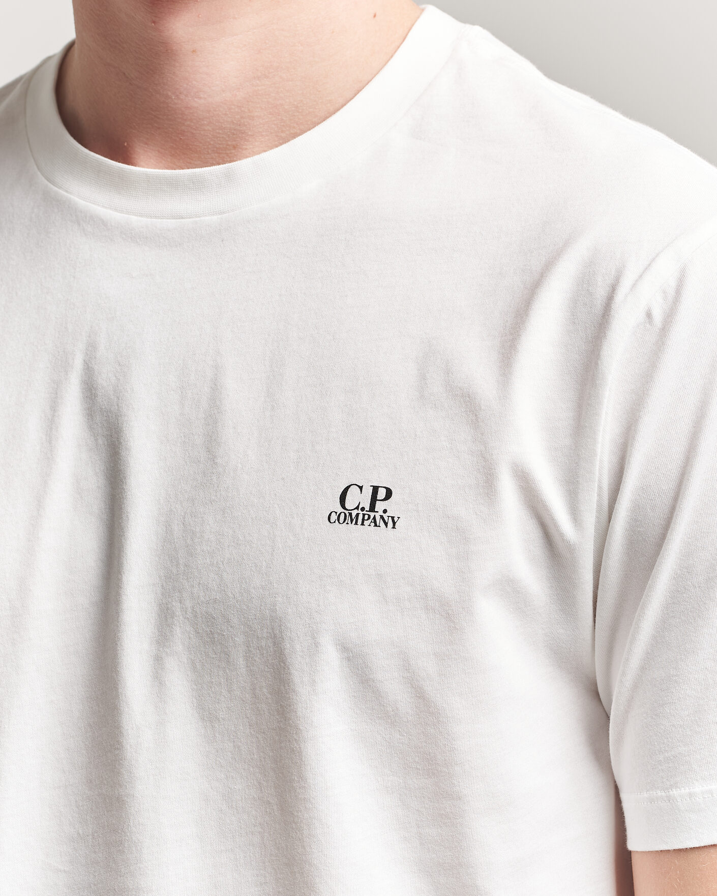 Mies | T-paidat | C.P. Company | Short Sleeve Back Print T-Shirt White