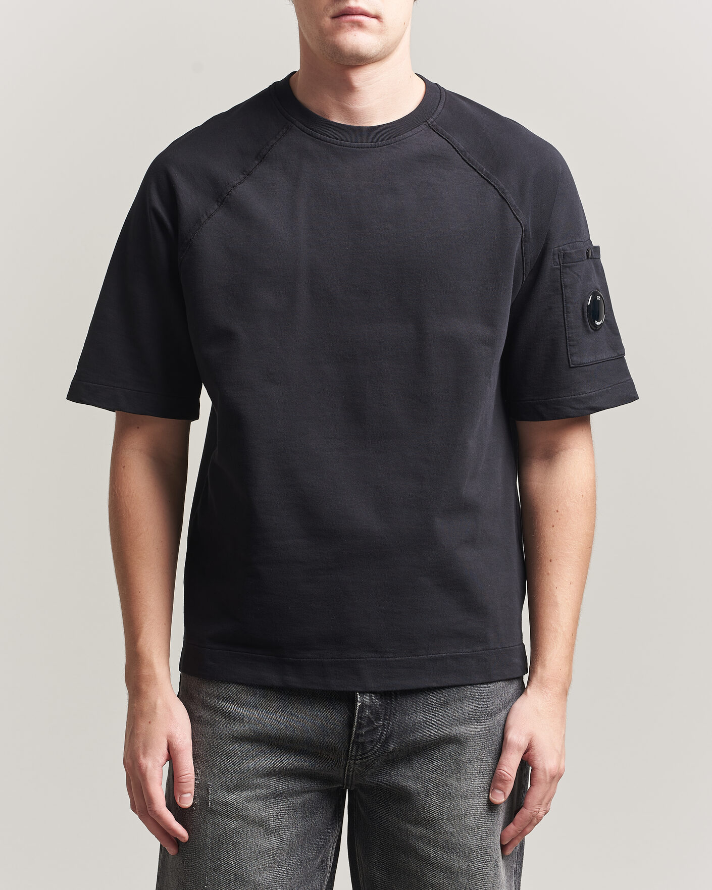 Mies | T-paidat | C.P. Company | Heavy Weight Lens T-Shirt Black