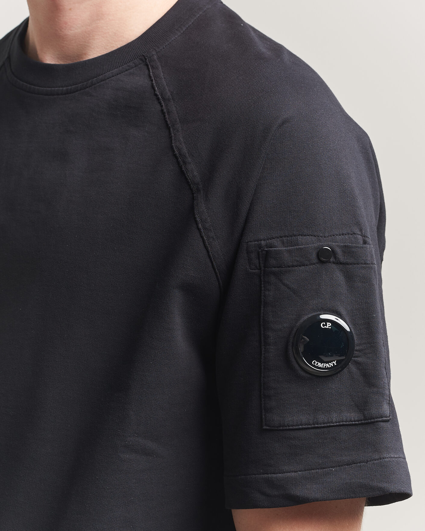 Mies | T-paidat | C.P. Company | Heavy Weight Lens T-Shirt Black