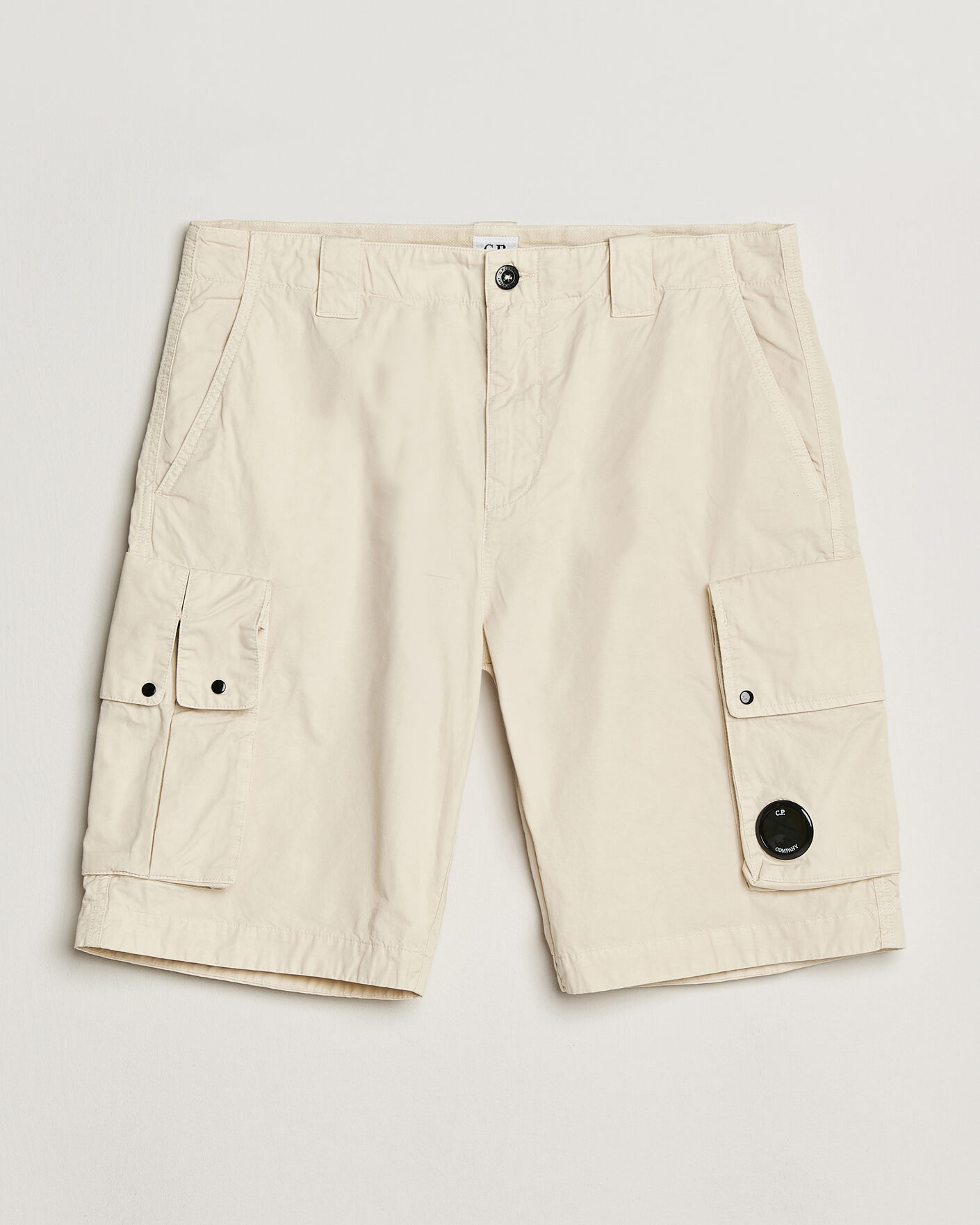 Mies | Shortsit | C.P. Company | Cotton Gabardine Cargo Shorts Cream