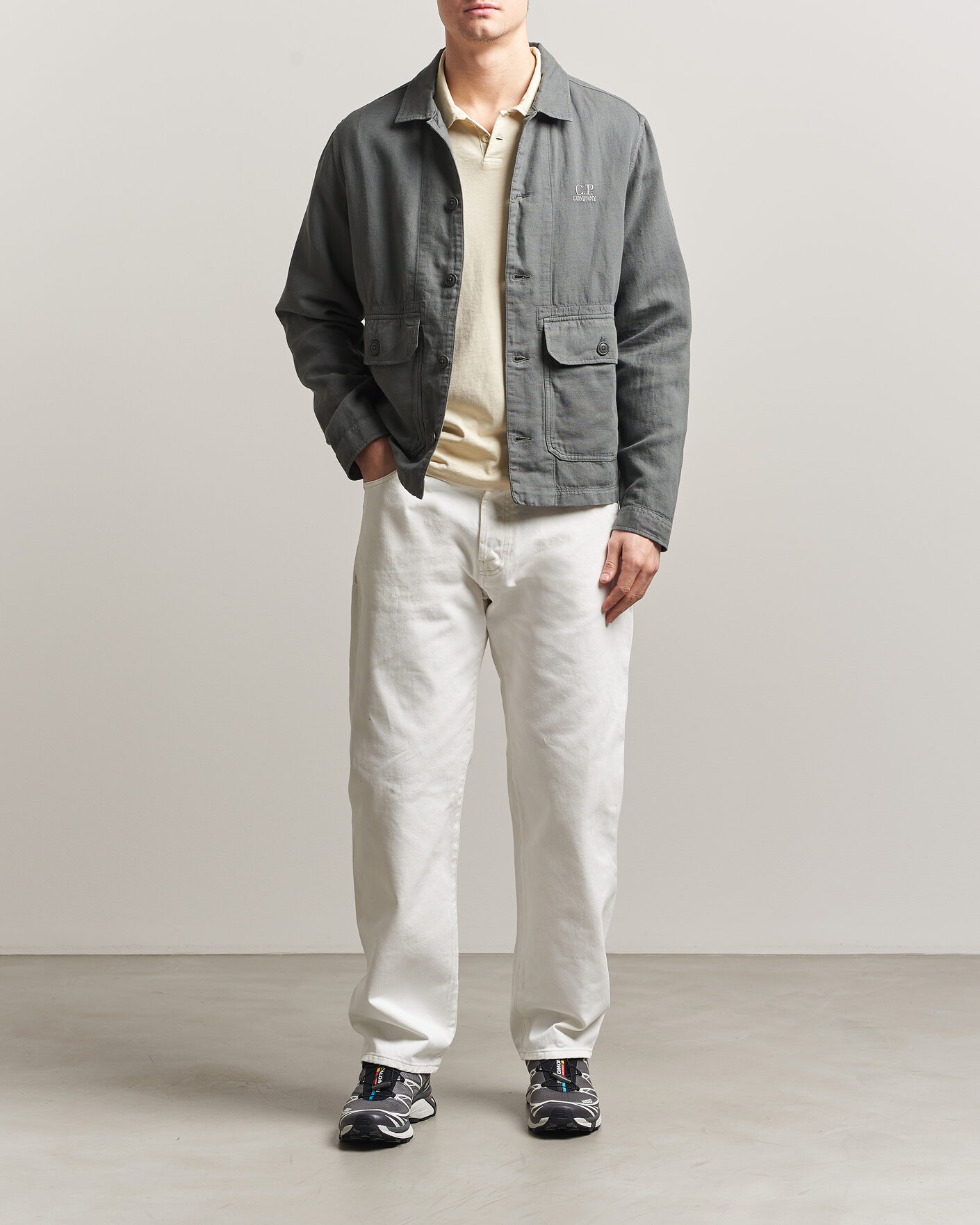 Mies | Housut | C.P. Company | Bull Denim 10oz Jeans White