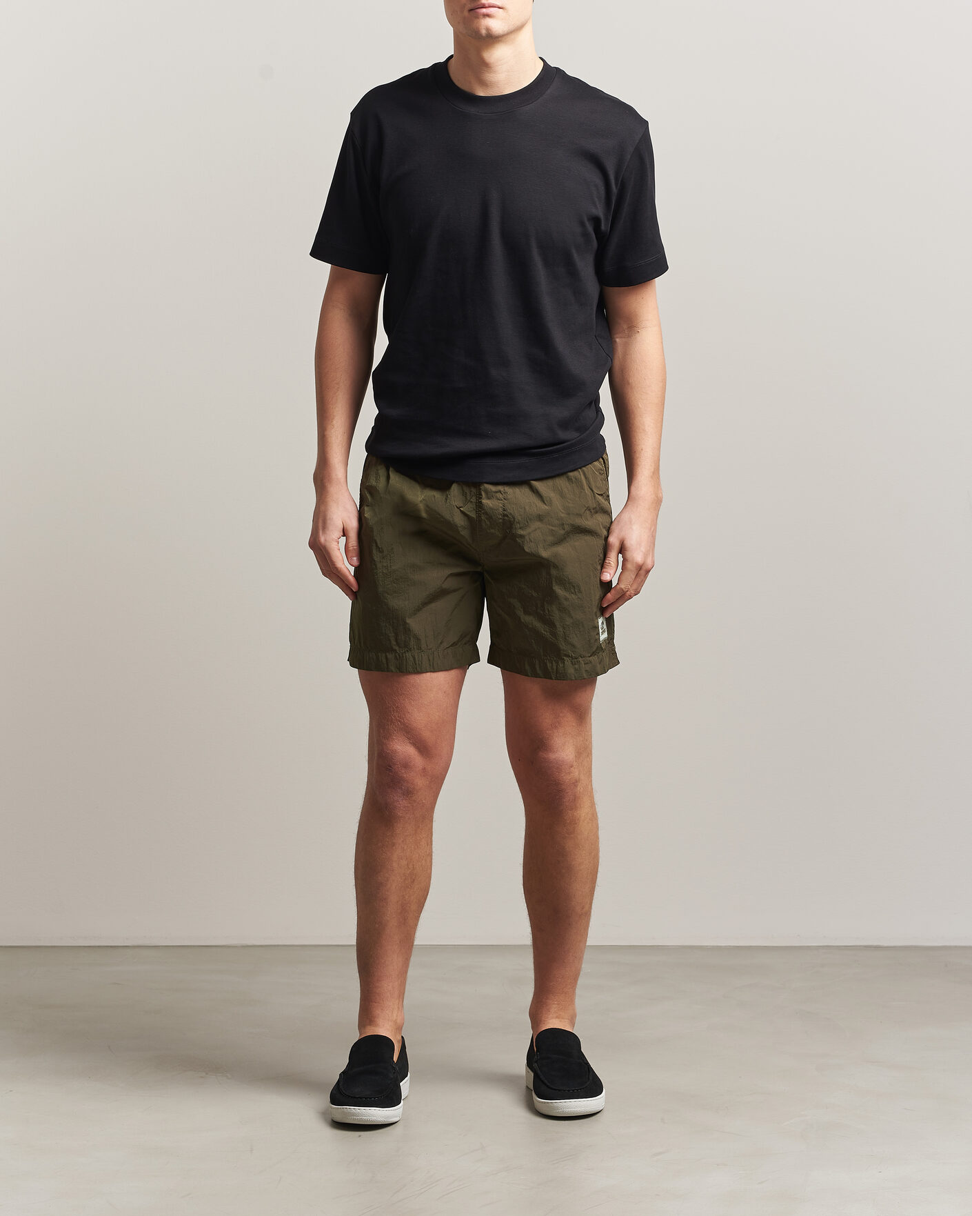 Mies | Uimahousut | C.P. Company | Eco Chrome Logo Swimshorts Olive