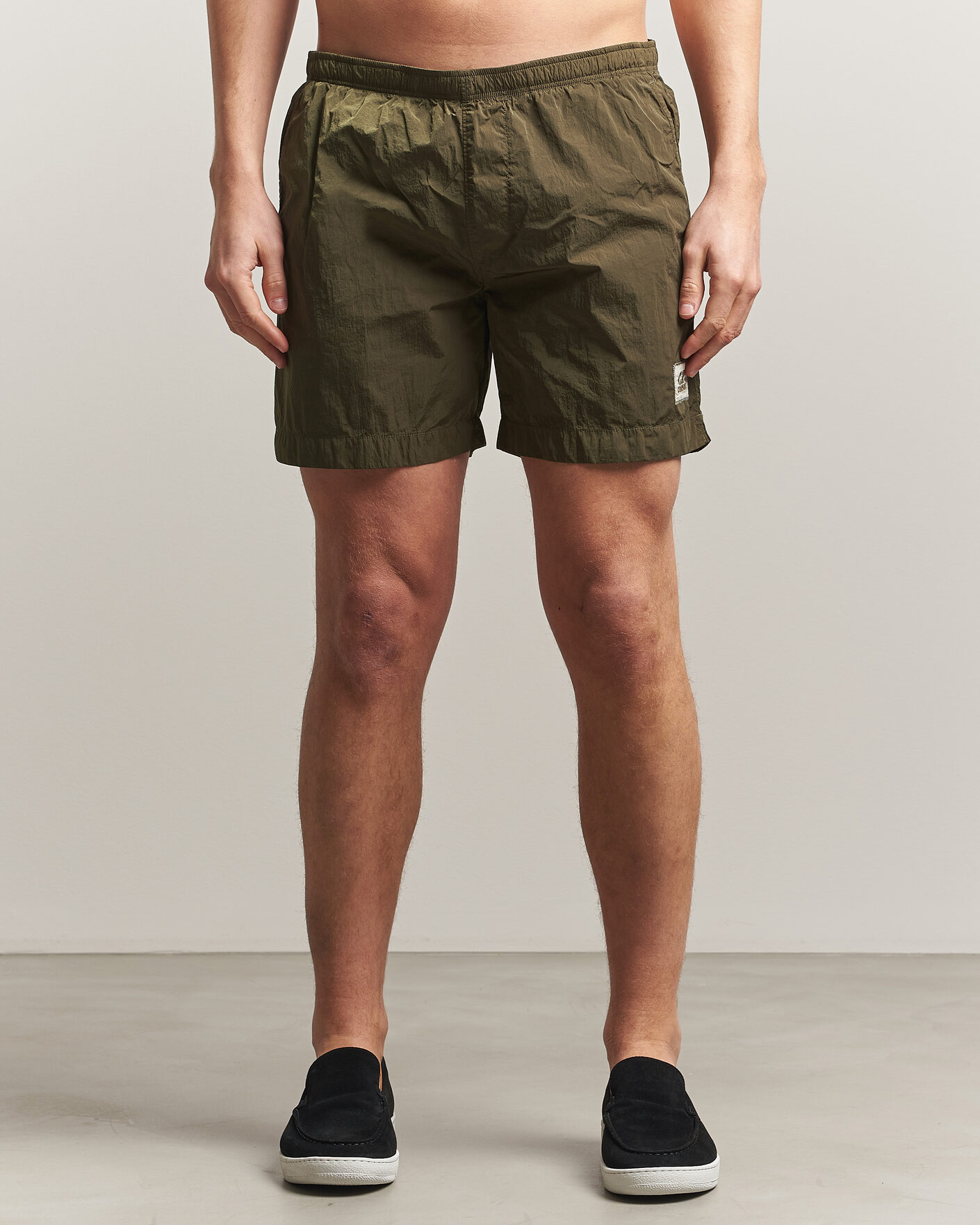 Mies | Uimahousut | C.P. Company | Eco Chrome Logo Swimshorts Olive