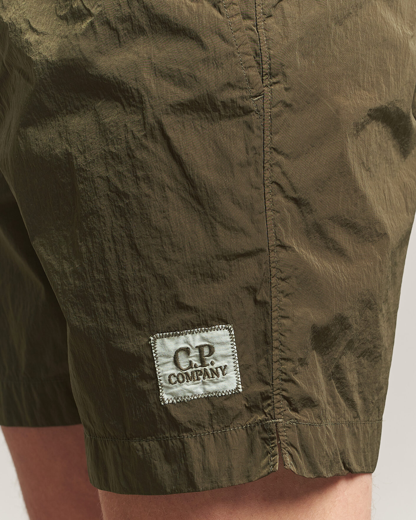 Mies | Uimahousut | C.P. Company | Eco Chrome Logo Swimshorts Olive