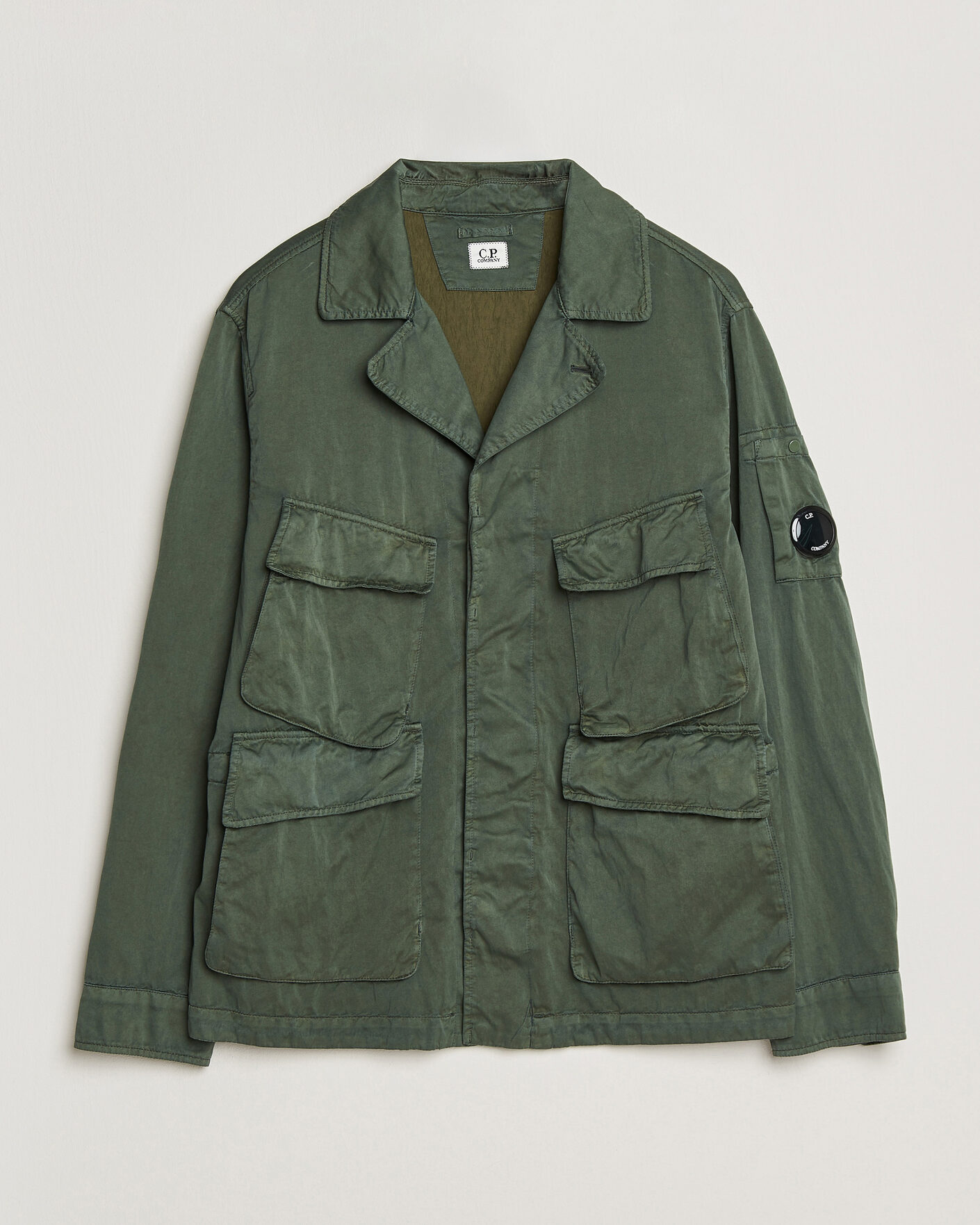 Mies | Takit | C.P. Company | Raso Cinque Cotton Nylon Jungle Jacket Dark Green