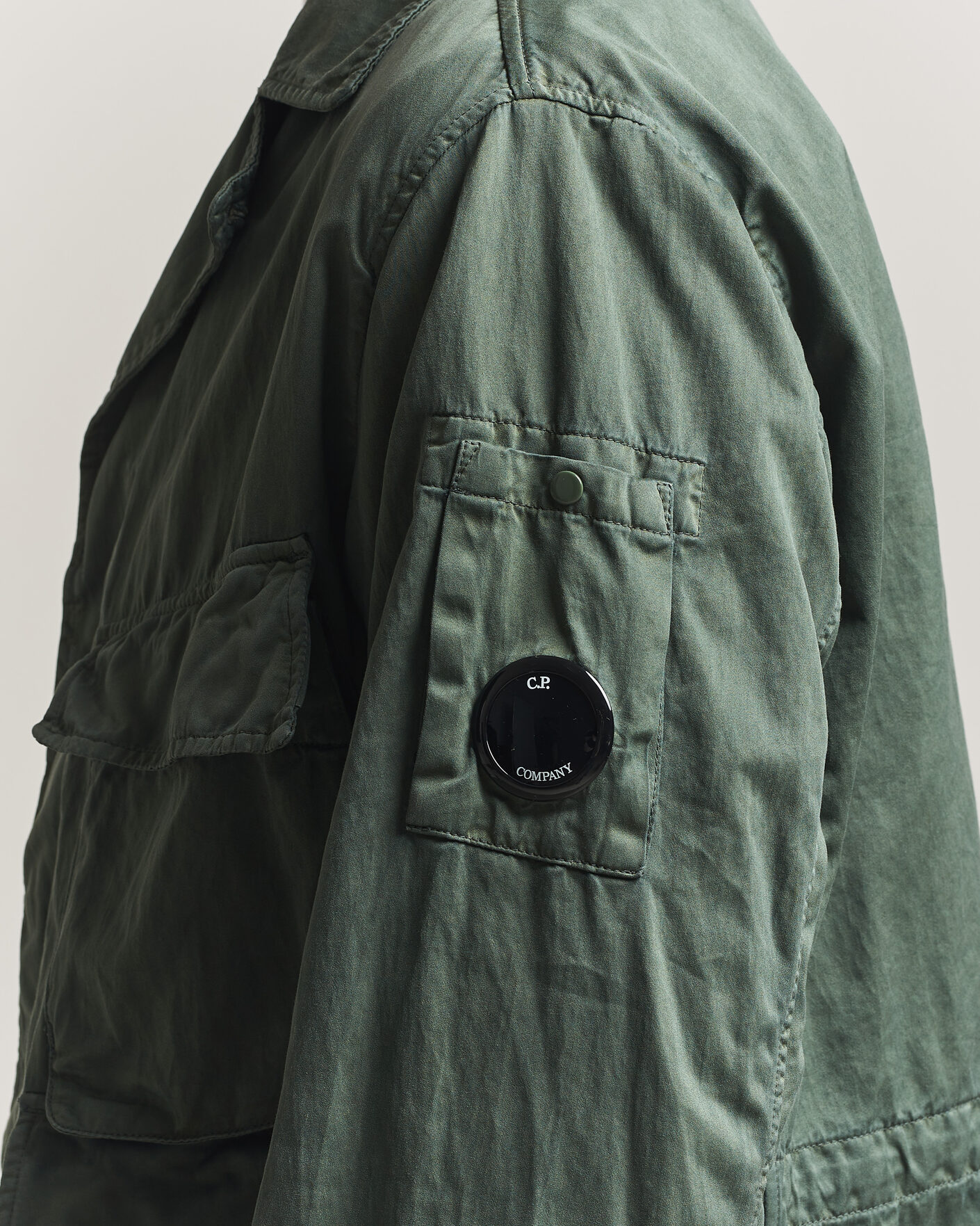 Mies | Takit | C.P. Company | Raso Cinque Cotton Nylon Jungle Jacket Dark Green