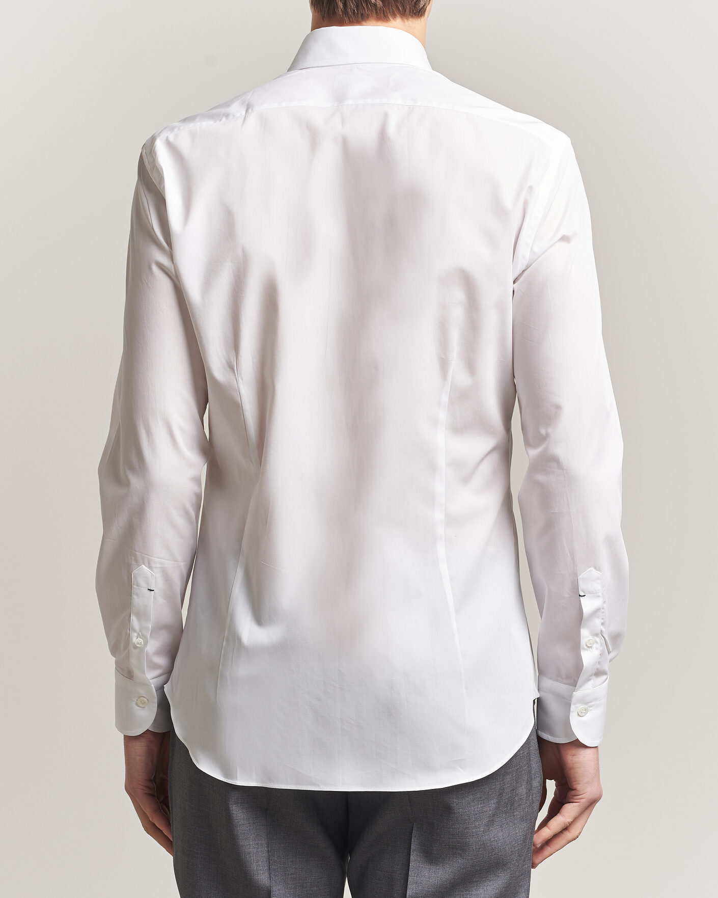 Mies | Kauluspaidat | Mazzarelli | Soft Cotton Button Down Shirt White
