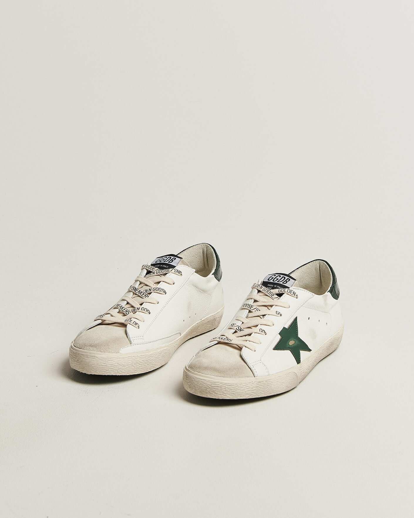 Mies | Tennarit | Golden Goose | Super-Star Sneakers White/Green