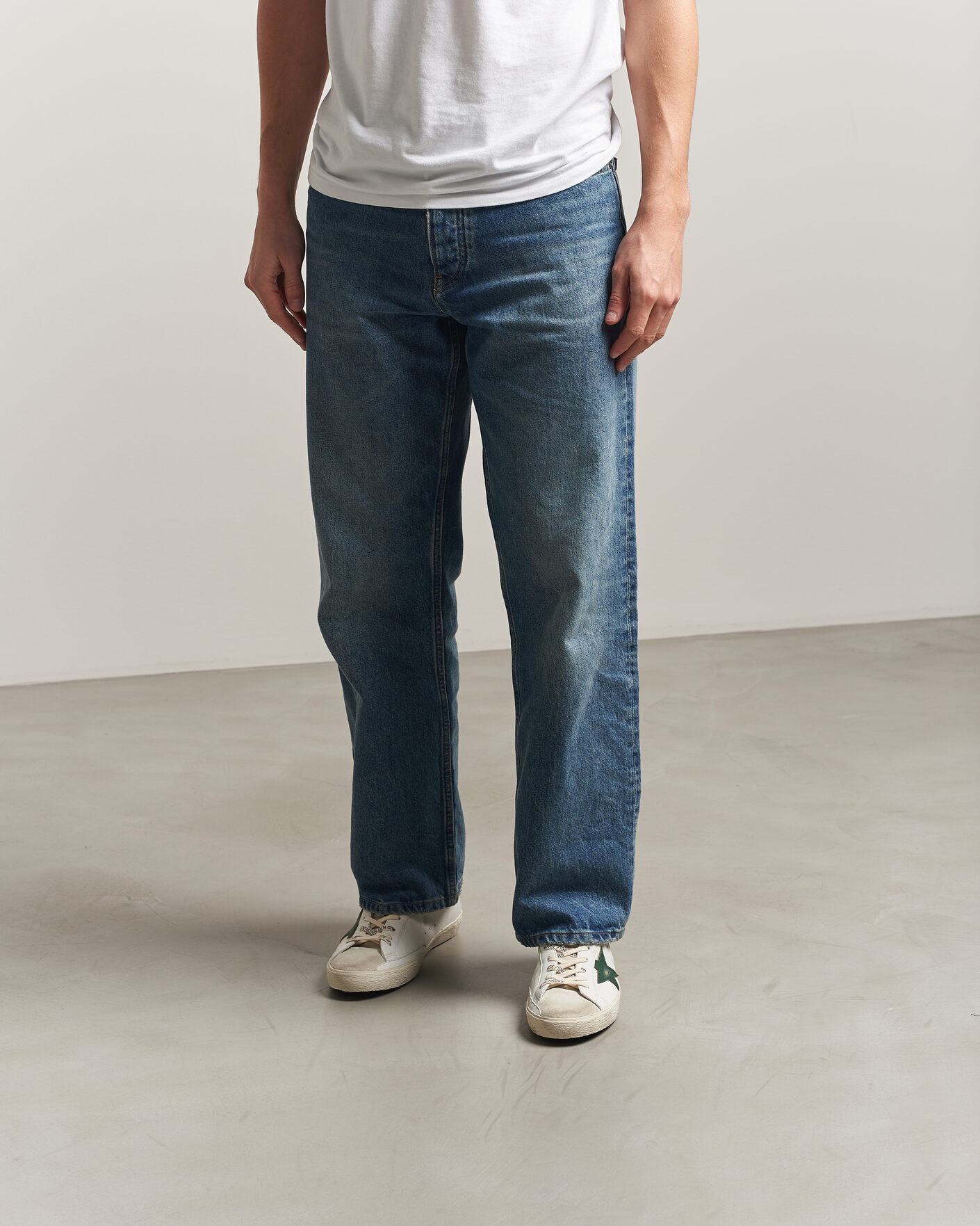 Mies | Tennarit | Golden Goose | Super-Star Sneakers White/Green