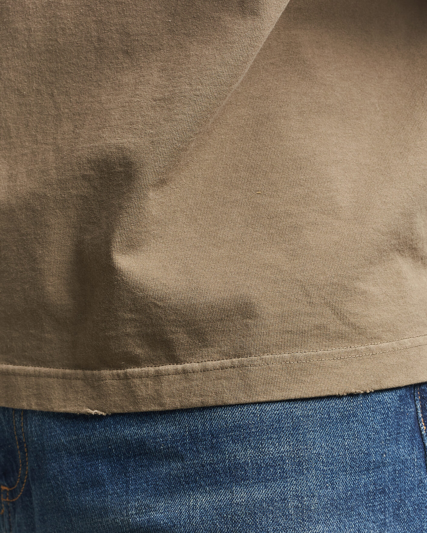 Mies | T-paidat | Golden Goose | Journey Dyed Cotton T-Shirt Washed Beige