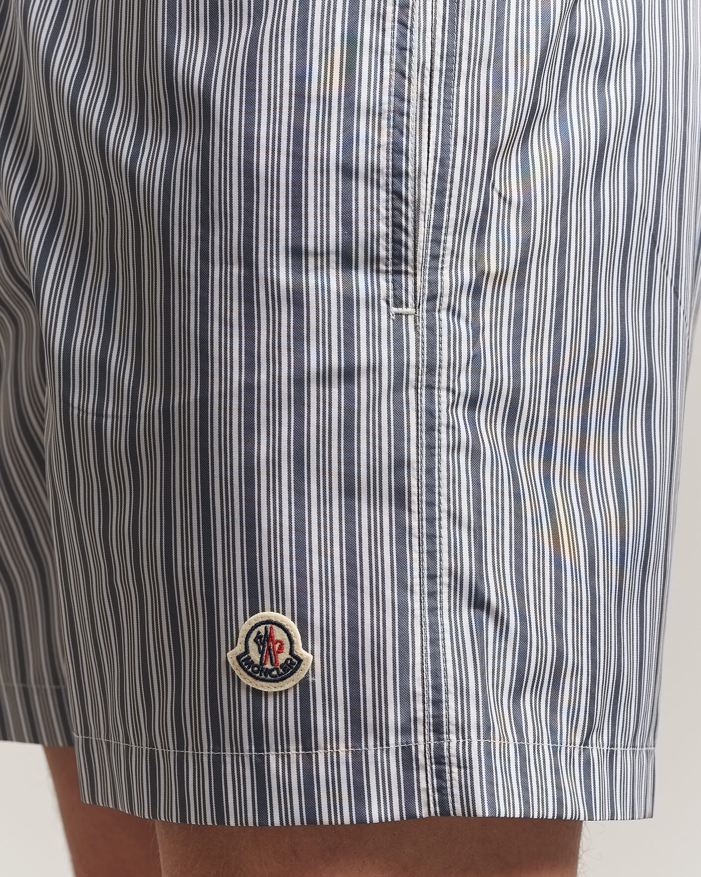 Mies | Uimahousut | Moncler | Nylon Swim Shorts Blue Stripe